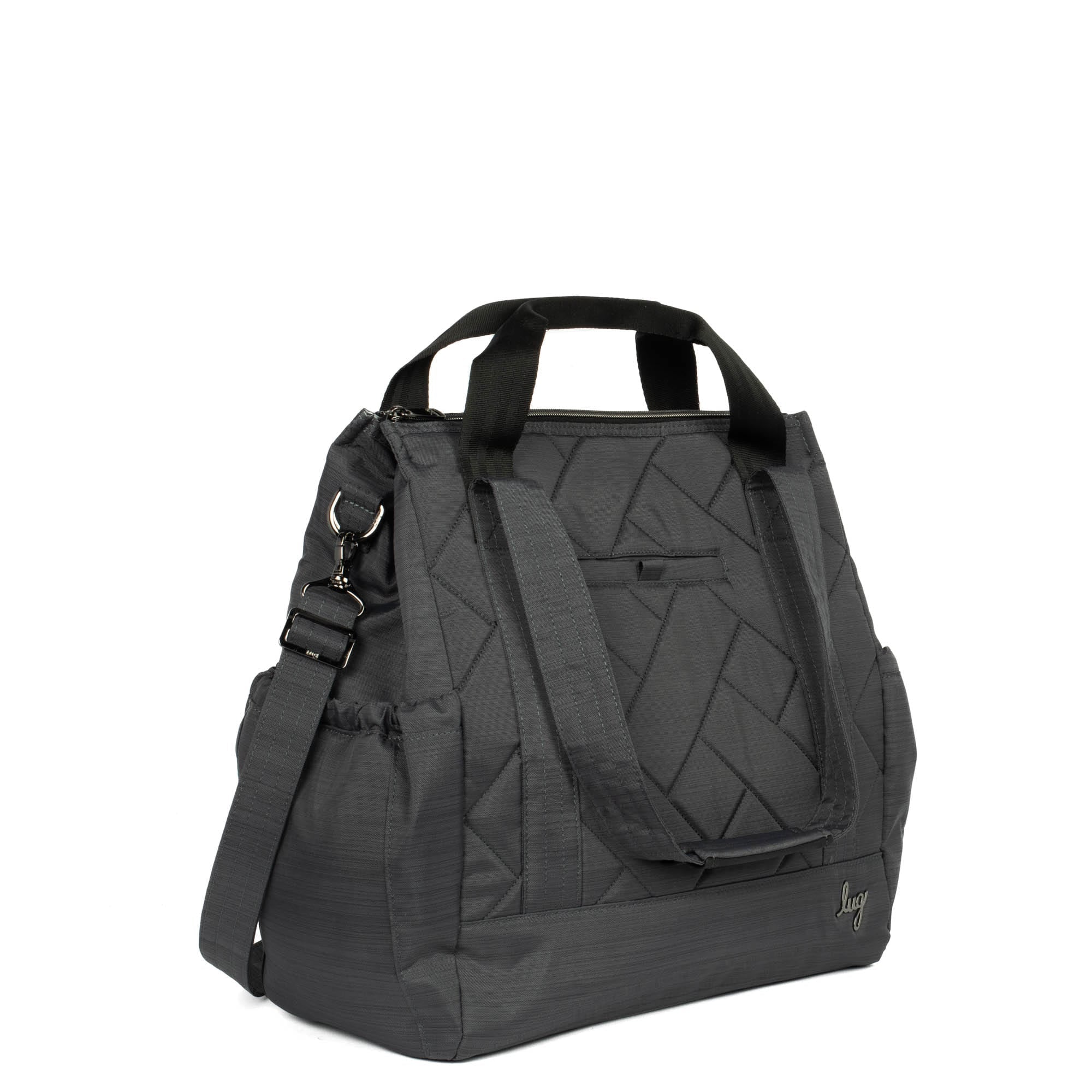 Yacht Carry-All Zip-Top Tote - BRUSHED GREY - BabyYacht_BrushedGrey_02