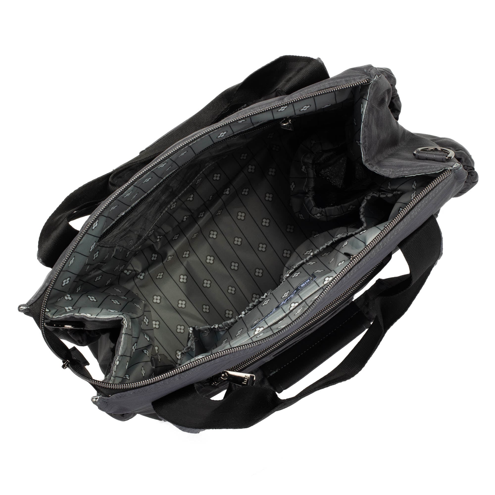 Yacht Carry-All Zip-Top Tote - BRUSHED GREY - BabyYacht_BrushedGrey_05