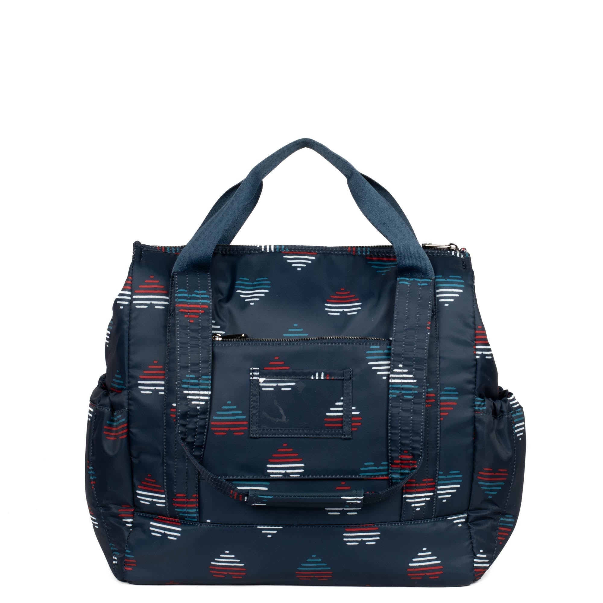 Yacht Carry-All Zip-Top Tote - HEARTS LIBERTY - BabyYacht_HeartsLiberty_04