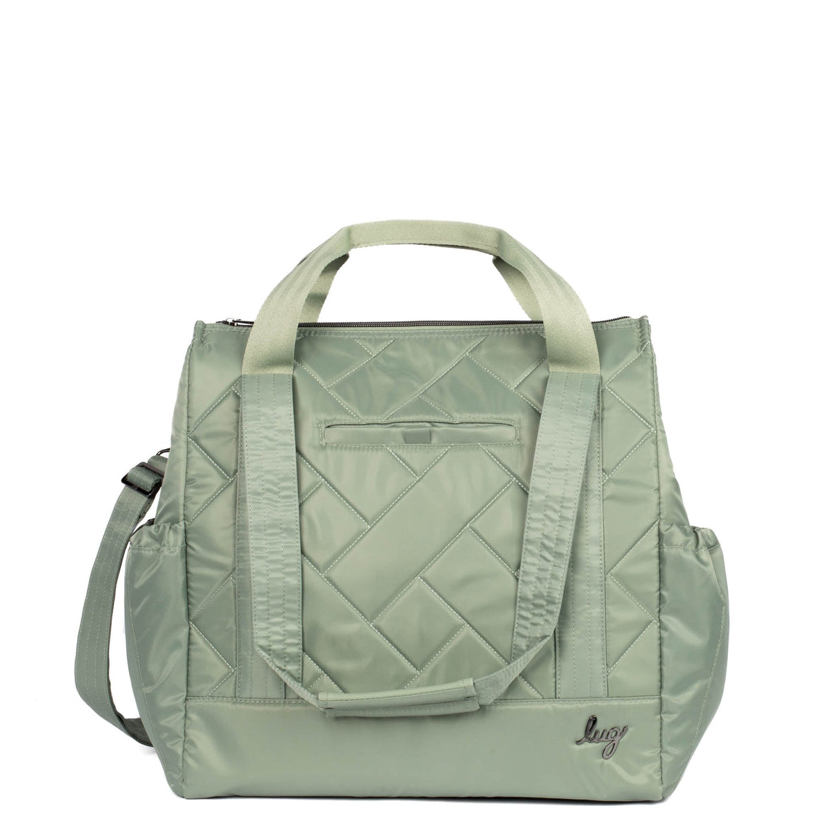 Yacht Carry-All Zip-Top Tote - SAGE GREEN - BabyYacht_SageGreen_01