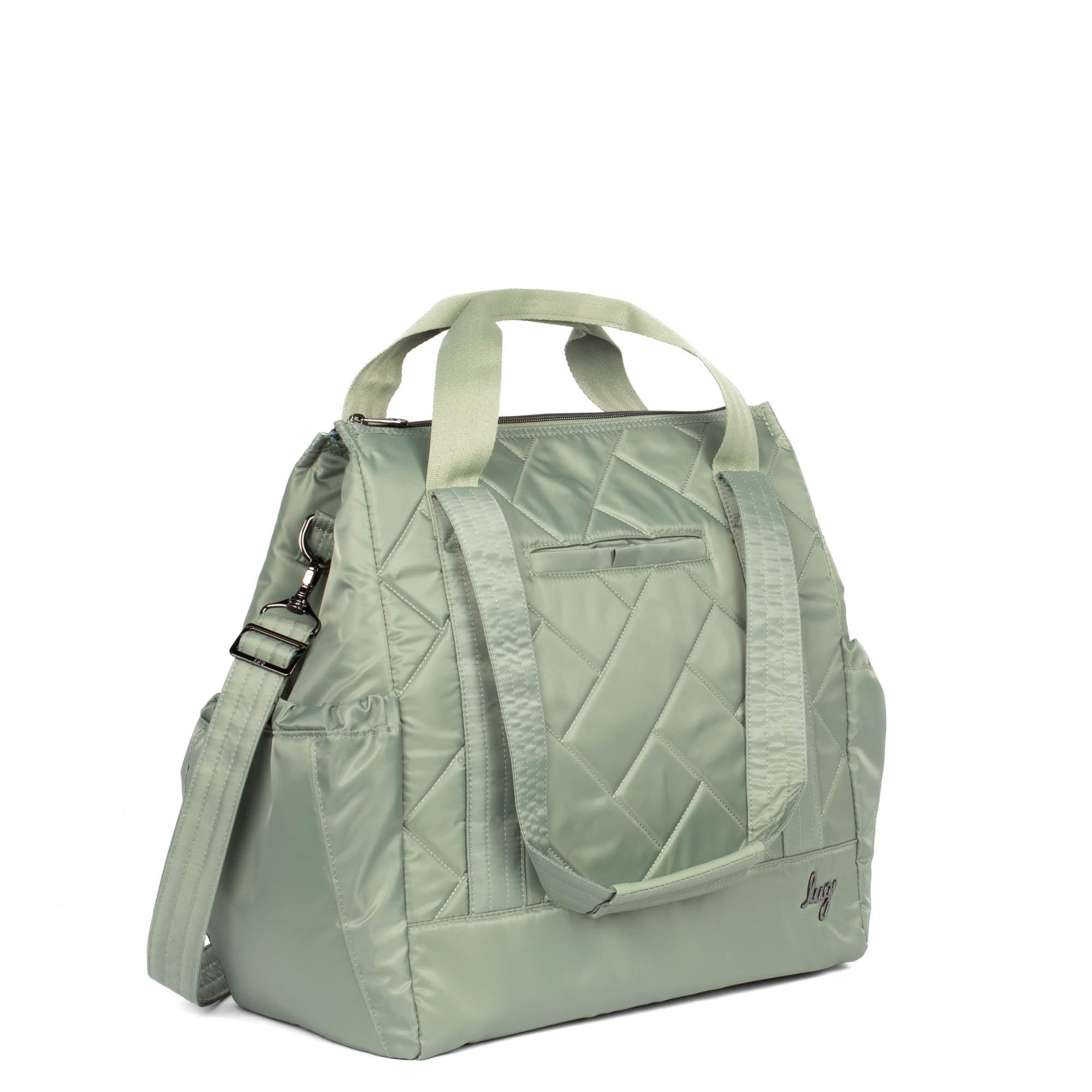Yacht Carry-All Zip-Top Tote - SAGE GREEN - BabyYacht_SageGreen_02
