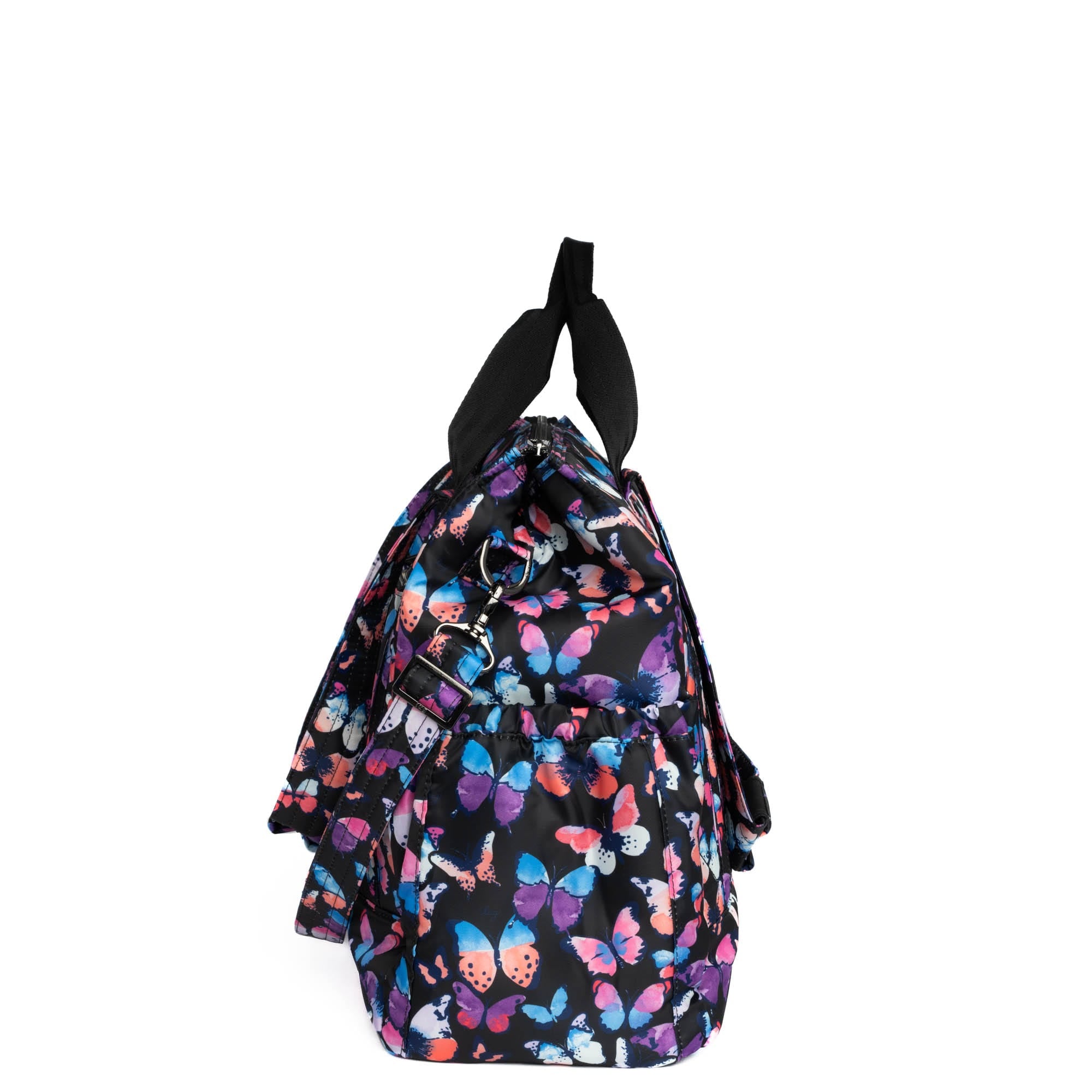 Yacht Carry-All Zip-Top Tote - WATERCOLOR BUTTERFLIES - BabyYacht_WatercolourButterflies_03