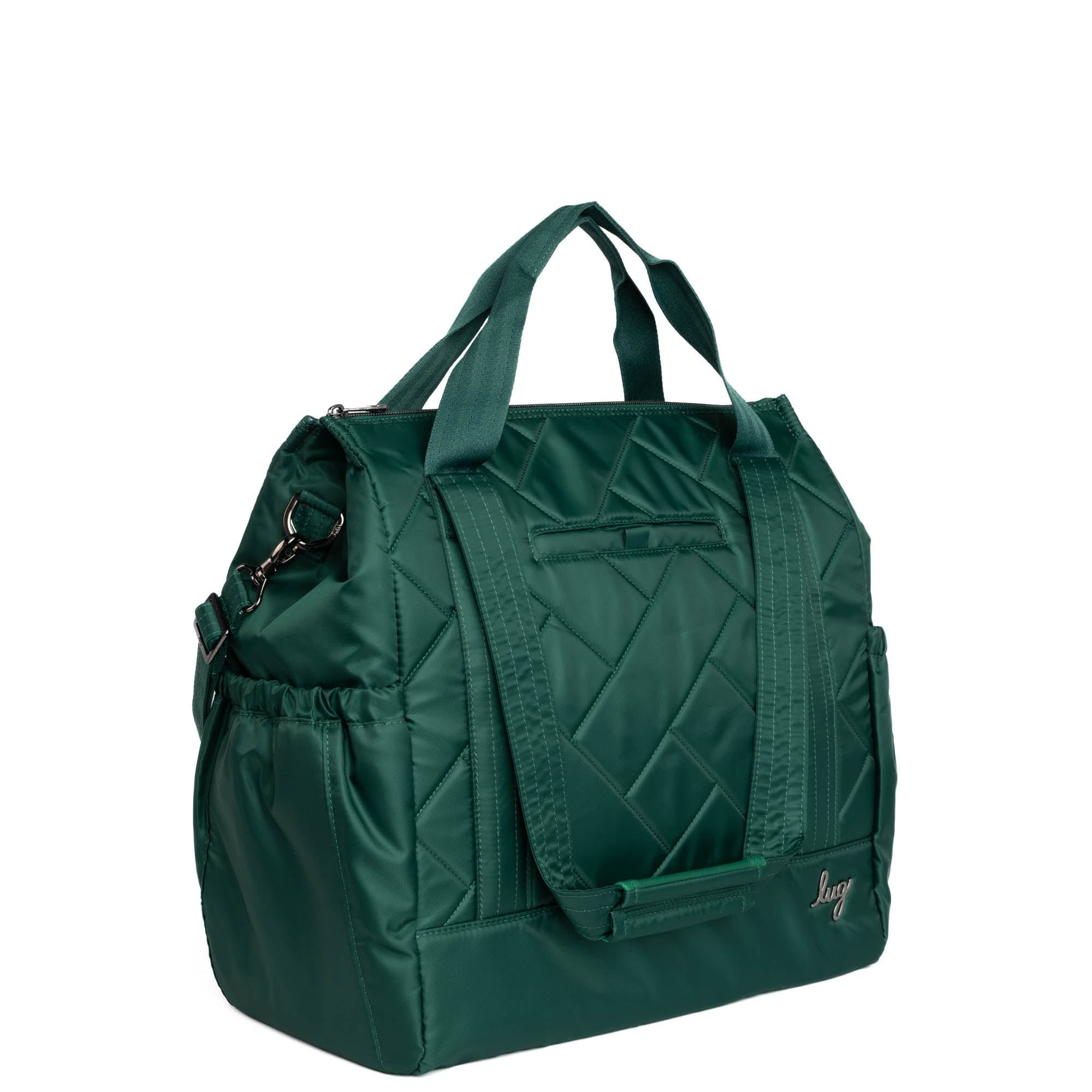 Yacht Carry-All Zip-Top Tote - WICKEDLY GREEN - BabyYacht_WickedlyGreen_02