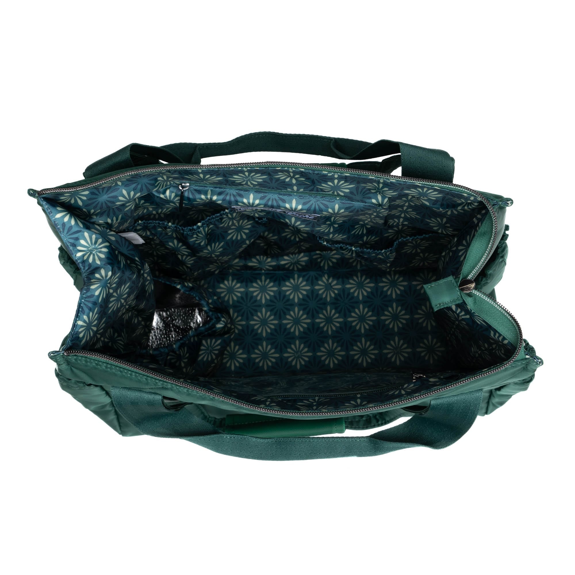 Yacht Carry-All Zip-Top Tote - WICKEDLY GREEN - BabyYacht_WickedlyGreen_05