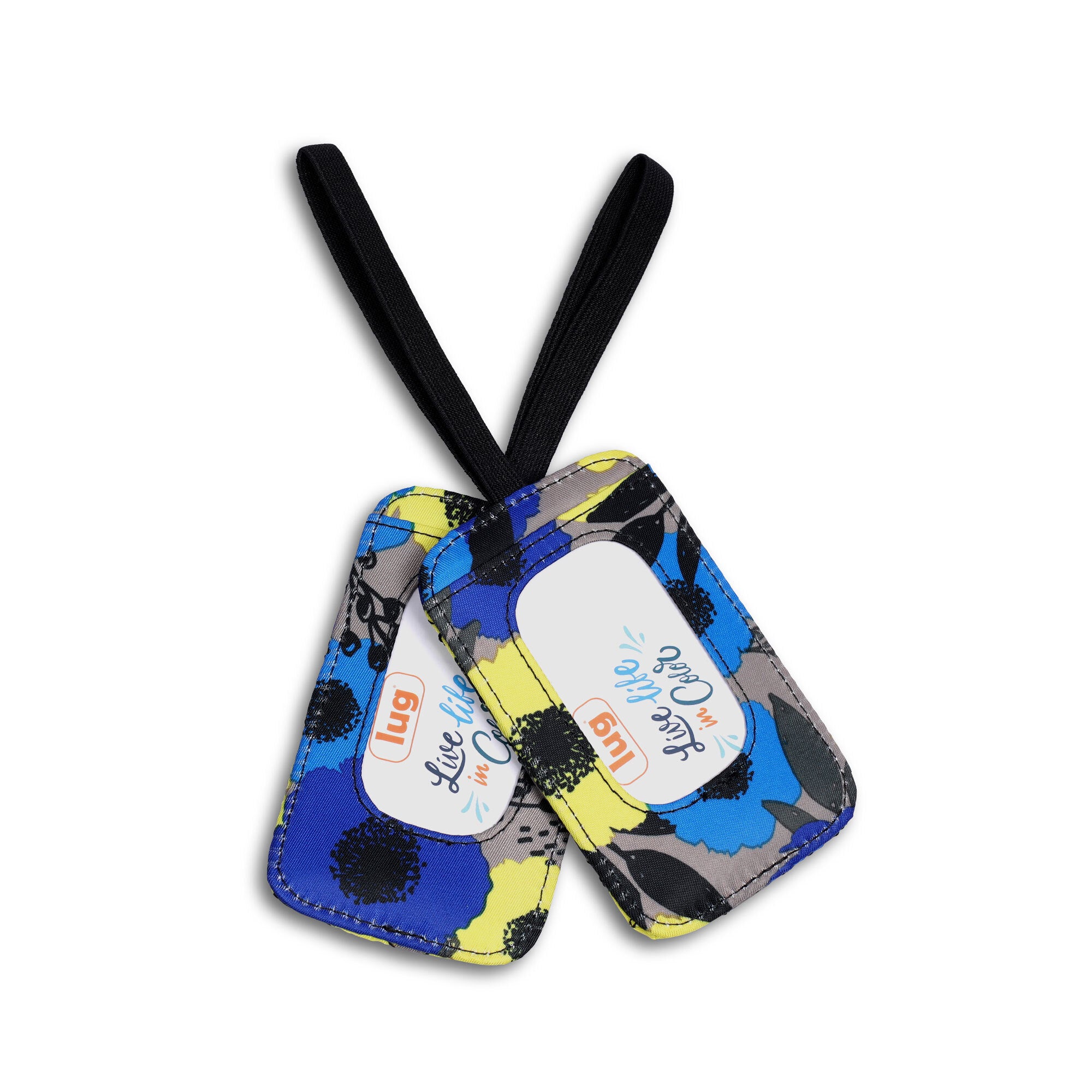 Baggage Claim Luggage Tag 2pc Set - PEONY BLUE - Baggage-Claim-2pc-Tag_PeonyBlue_01