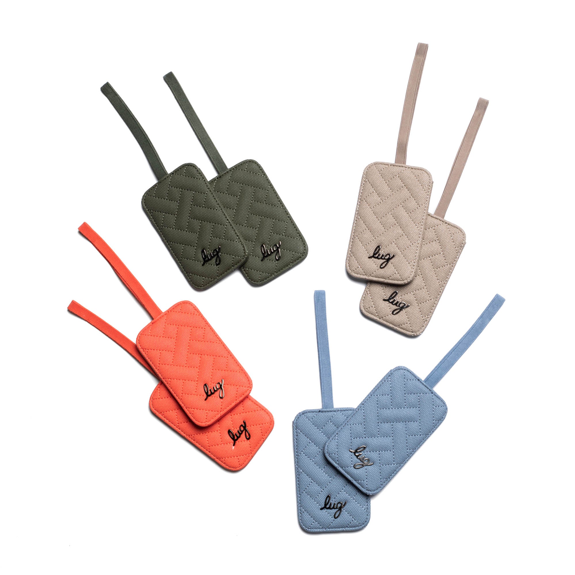 Baggage Claim Matte Luxe VL Luggage Tag 2pc Set - - BaggageClaimMatteLuxeLuggageTag_Group_01