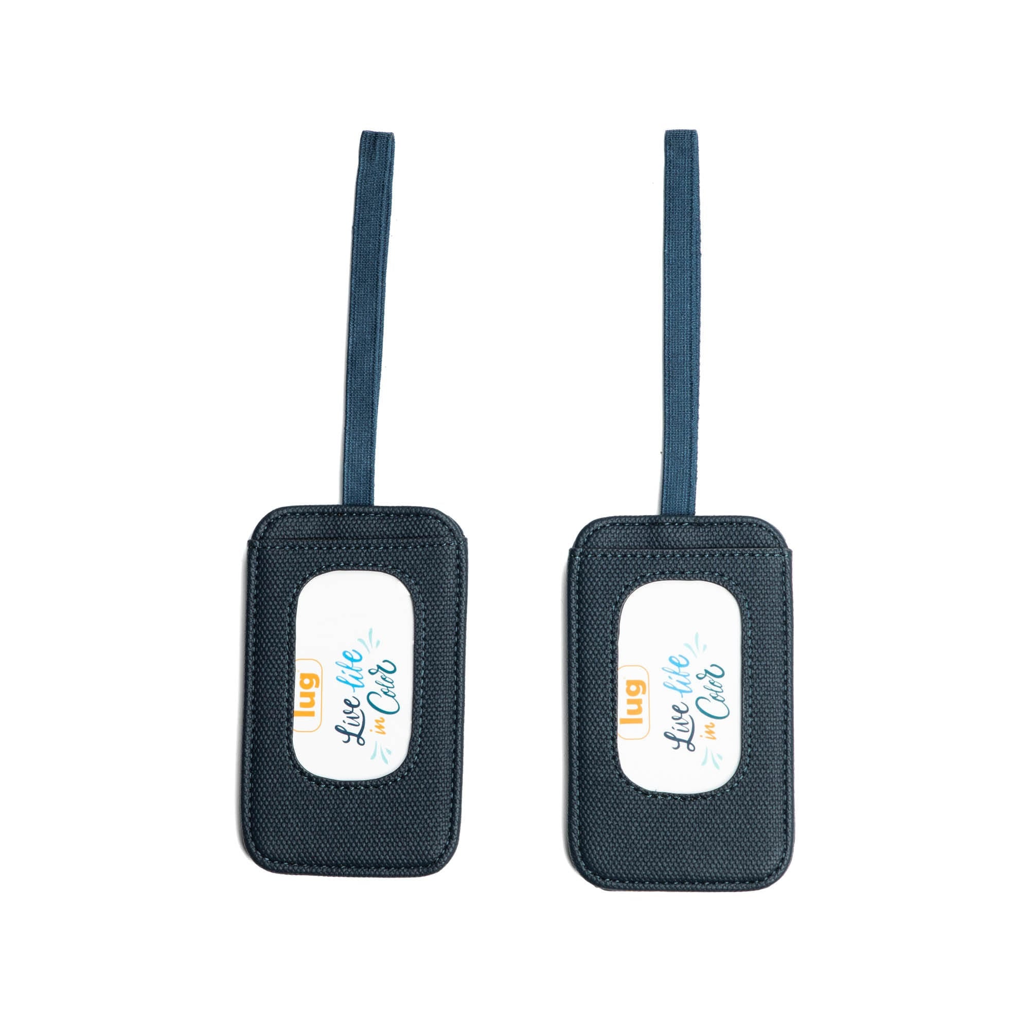 Baggage Claim Matte Luxe VL Luggage Tag 2pc Set - INDIGO - BaggageClaimMatteLuxeLuggageTag_Indigo_02