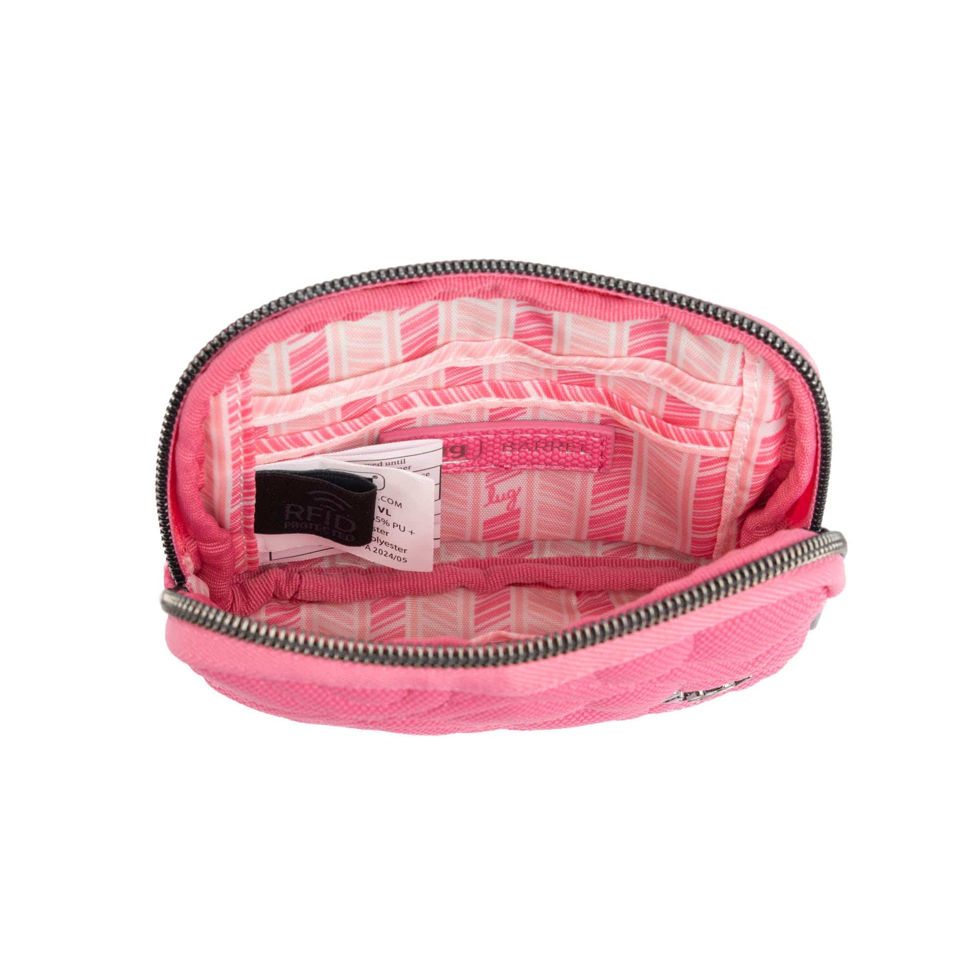 Barrel Love Matte Luxe VL Zip Wallet - PINK TOURMALINE - Barrel_MatteLuxe_PinkTourmaline_05