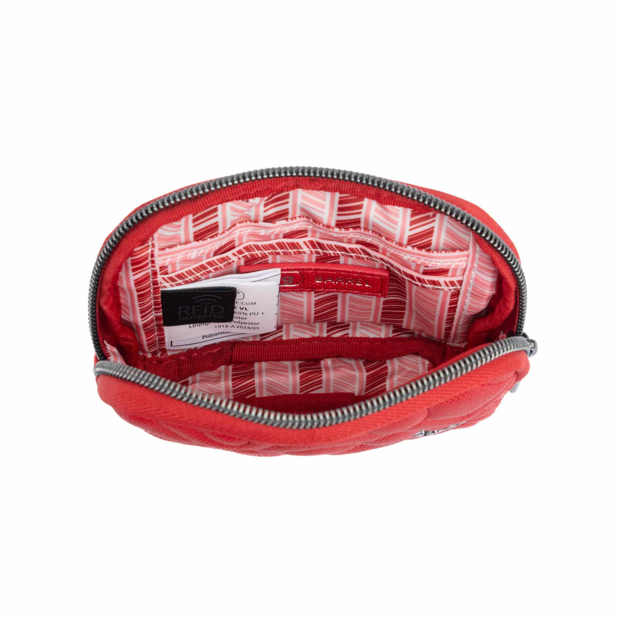 Barrel Love Matte Luxe VL Zip Wallet - RUBY RED - Barrel_MatteLuxe_RubyRed_05