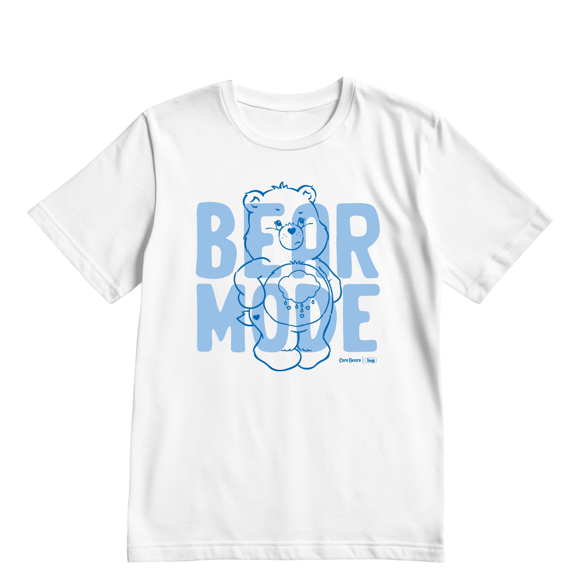 Care Bears x Lug Tee Shirt - BEAR MODE WHITE - BearMode_Tshirt_White_01