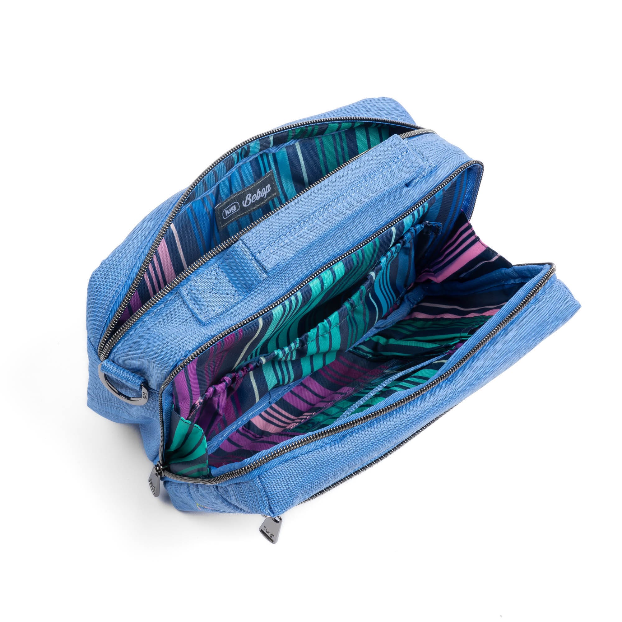 Bebop Crossbody Bag - BRUSHED MARINA ICEPOP STITCH - Bebop_BrushedMarine_05