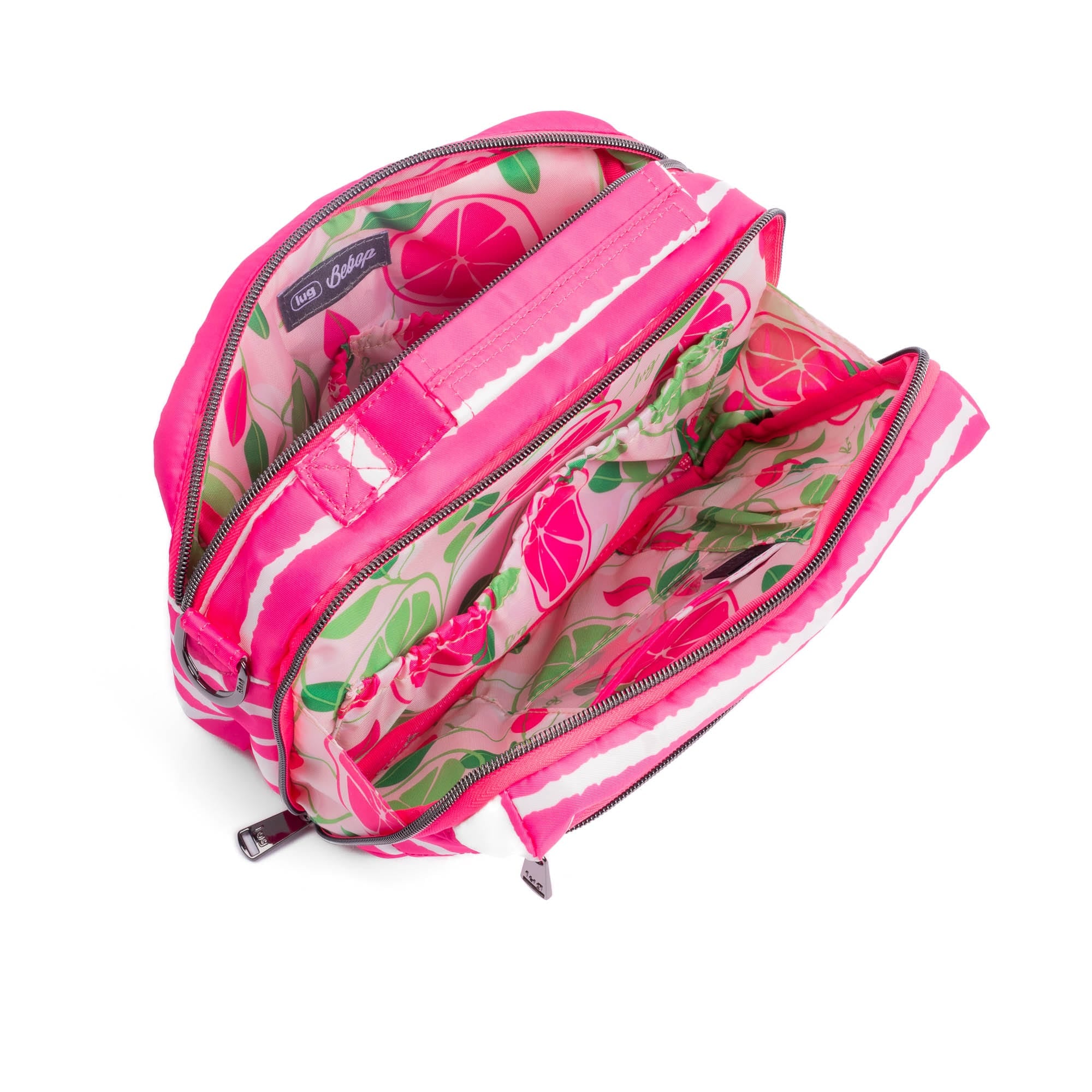 Bebop Crossbody Bag - MAGENTA STRIPE - Bebop_MagentaStripe_05