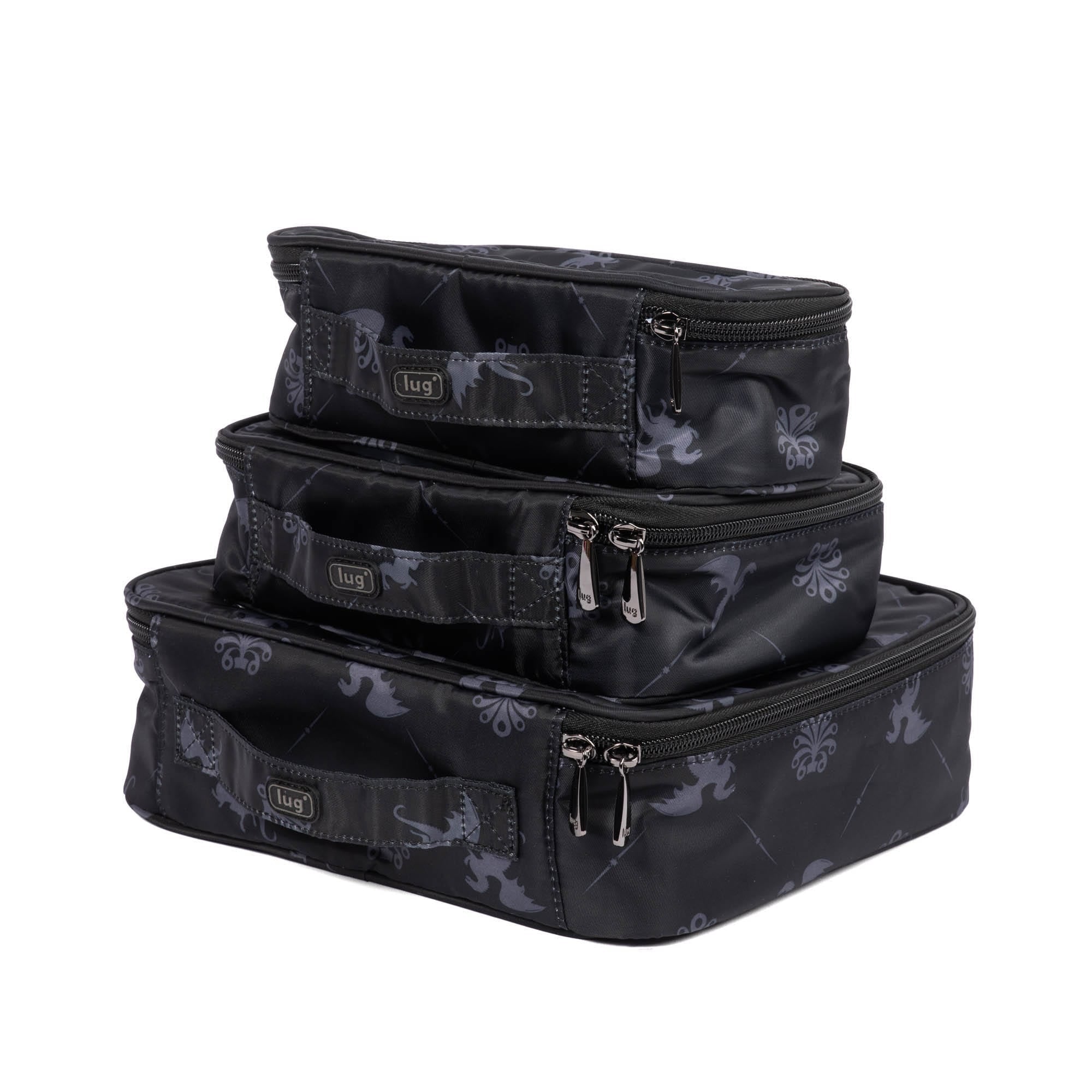 Bento Box 3pc Storage Container Set - DRAGON BLACK - BentoBox3pcs_BlackDragon_06_1