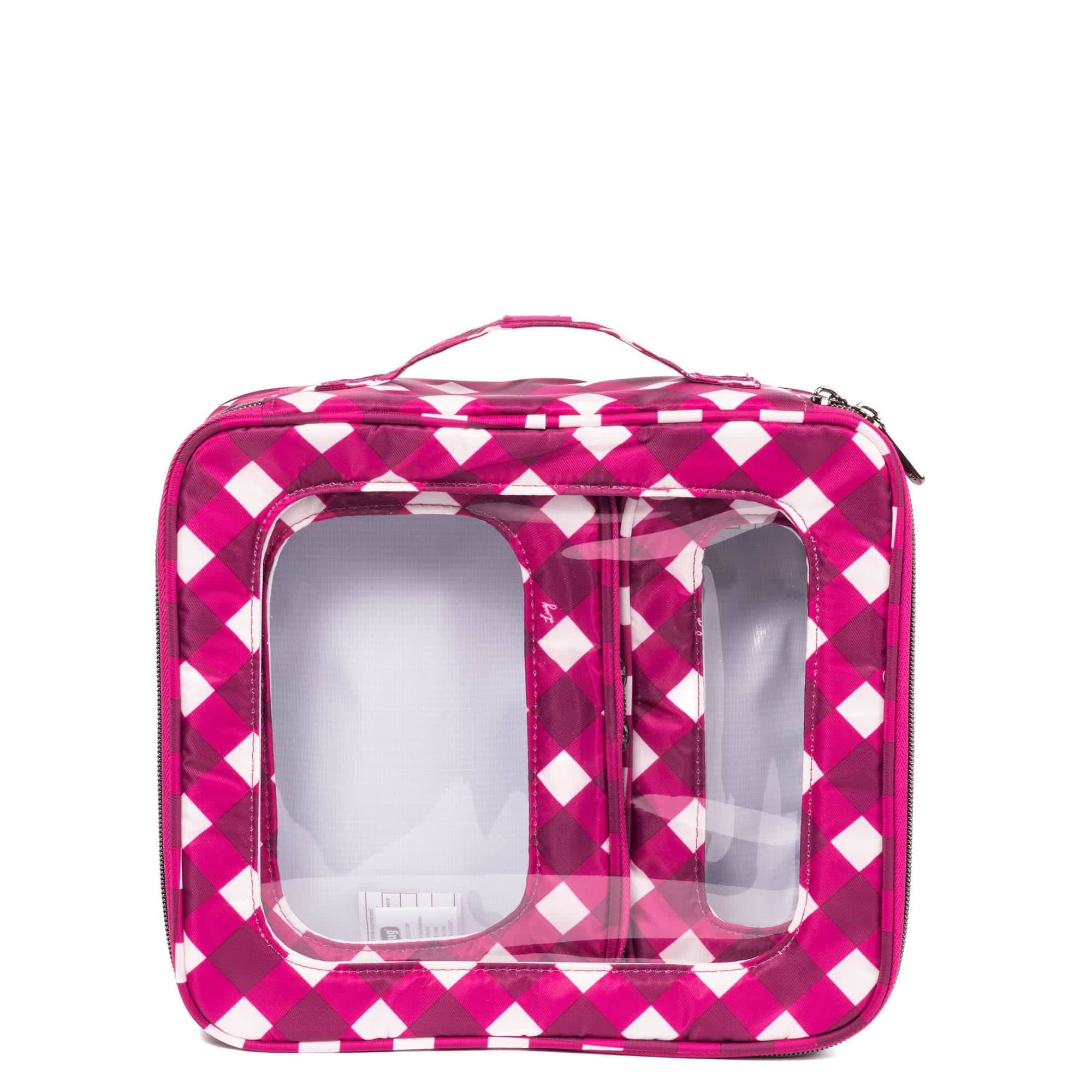 Bento Box 3pc Storage Container Set - GINGHAM BERRY - BentoBox3pcs_GinghamBerry_05