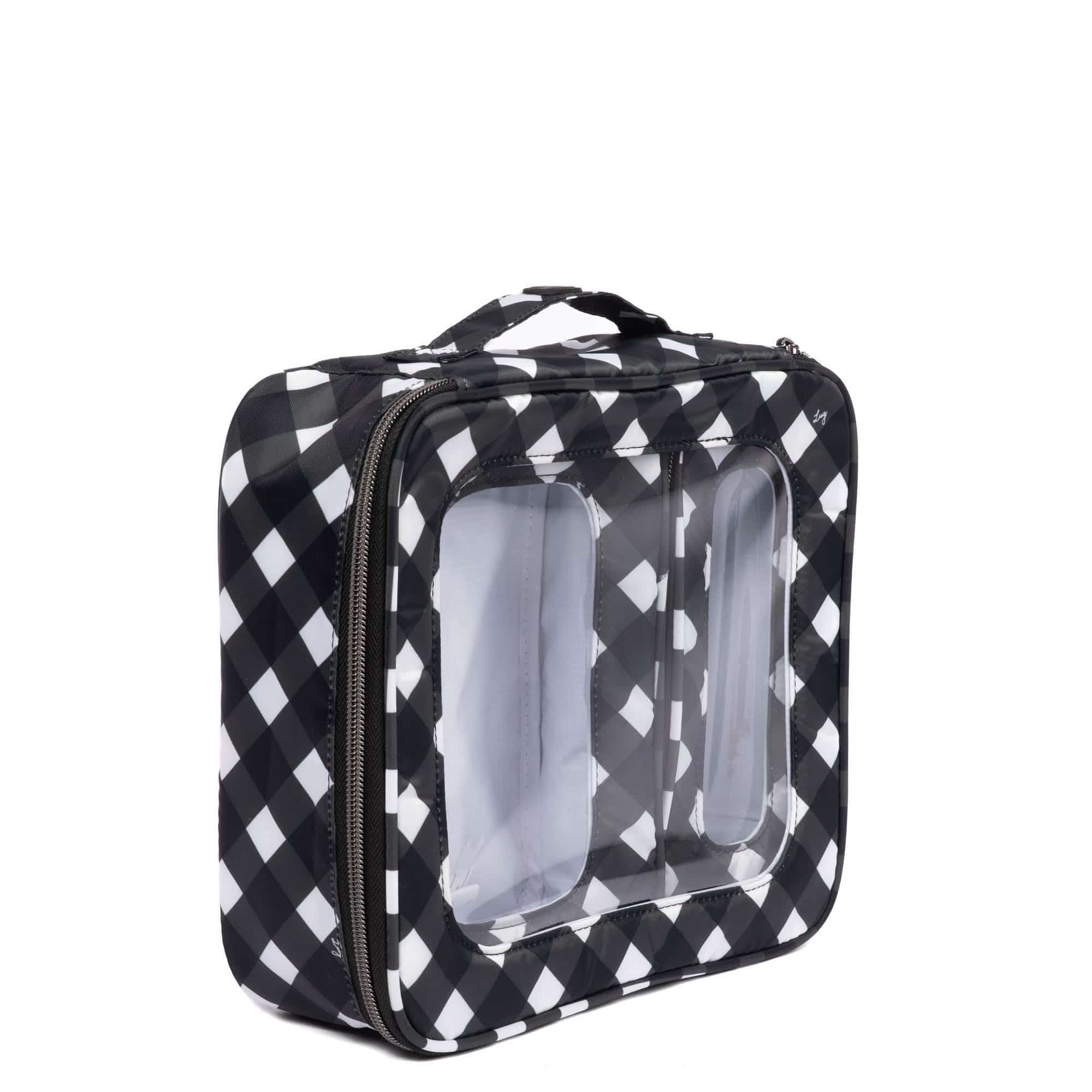 Bento Box 3pc Storage Container Set - GINGHAM BLACK - BentoBox3pcs_GinghamBlack_02