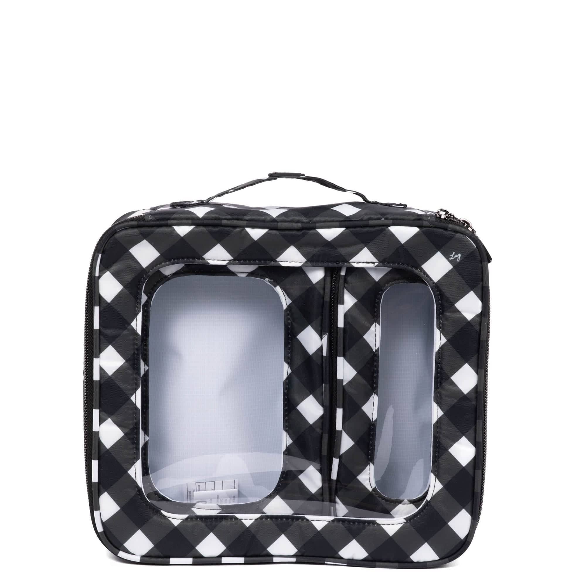 Bento Box 3pc Storage Container Set - GINGHAM BLACK - BentoBox3pcs_GinghamBlack_05