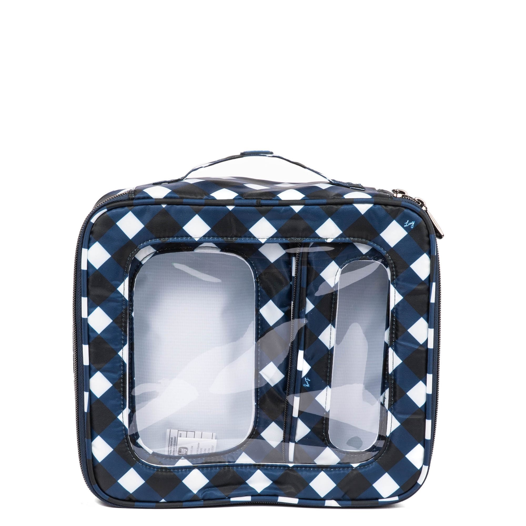 Bento Box 3pc Storage Container Set - GINGHAM NAVY - BentoBox3pcs_GinghamNavy_05
