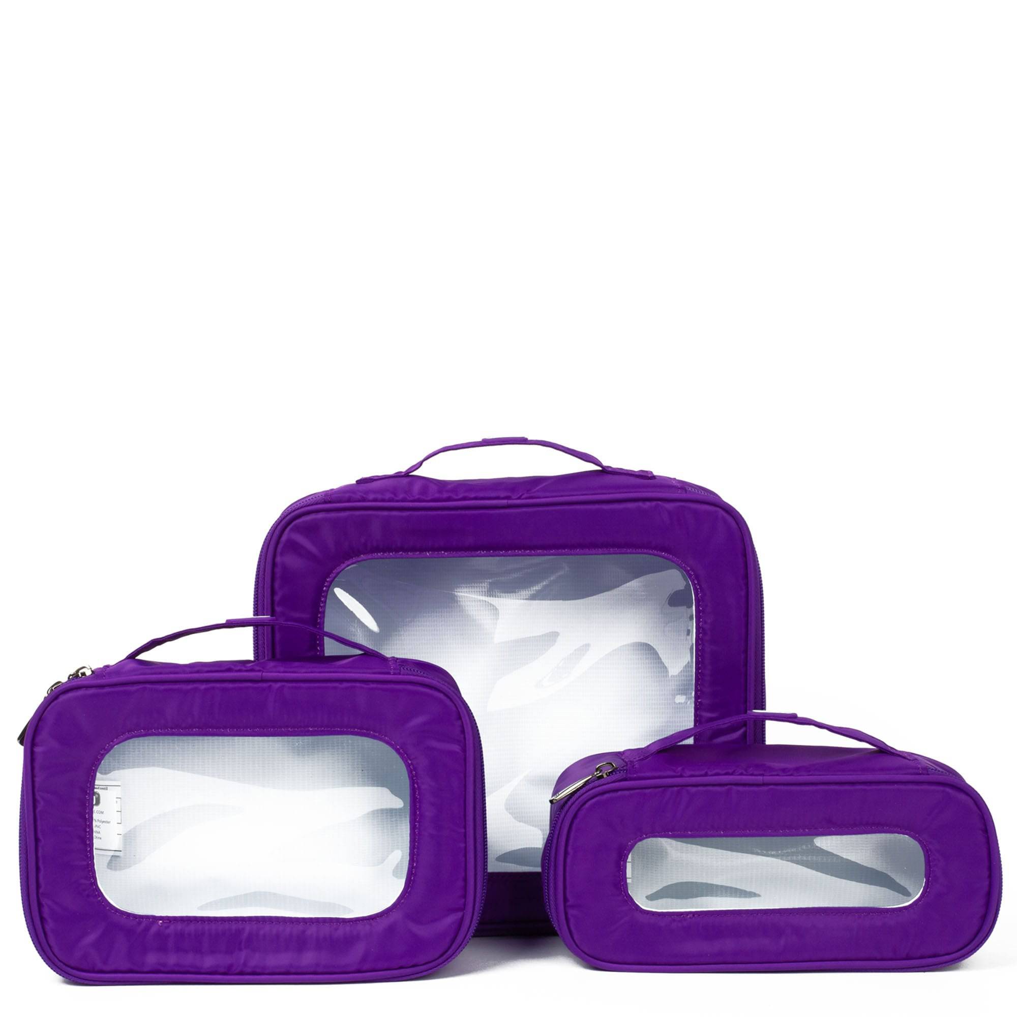 Bento Box 3pc Storage Container Set - GRAPE PURPLE - BentoBox3pcs_GrapePurple_01