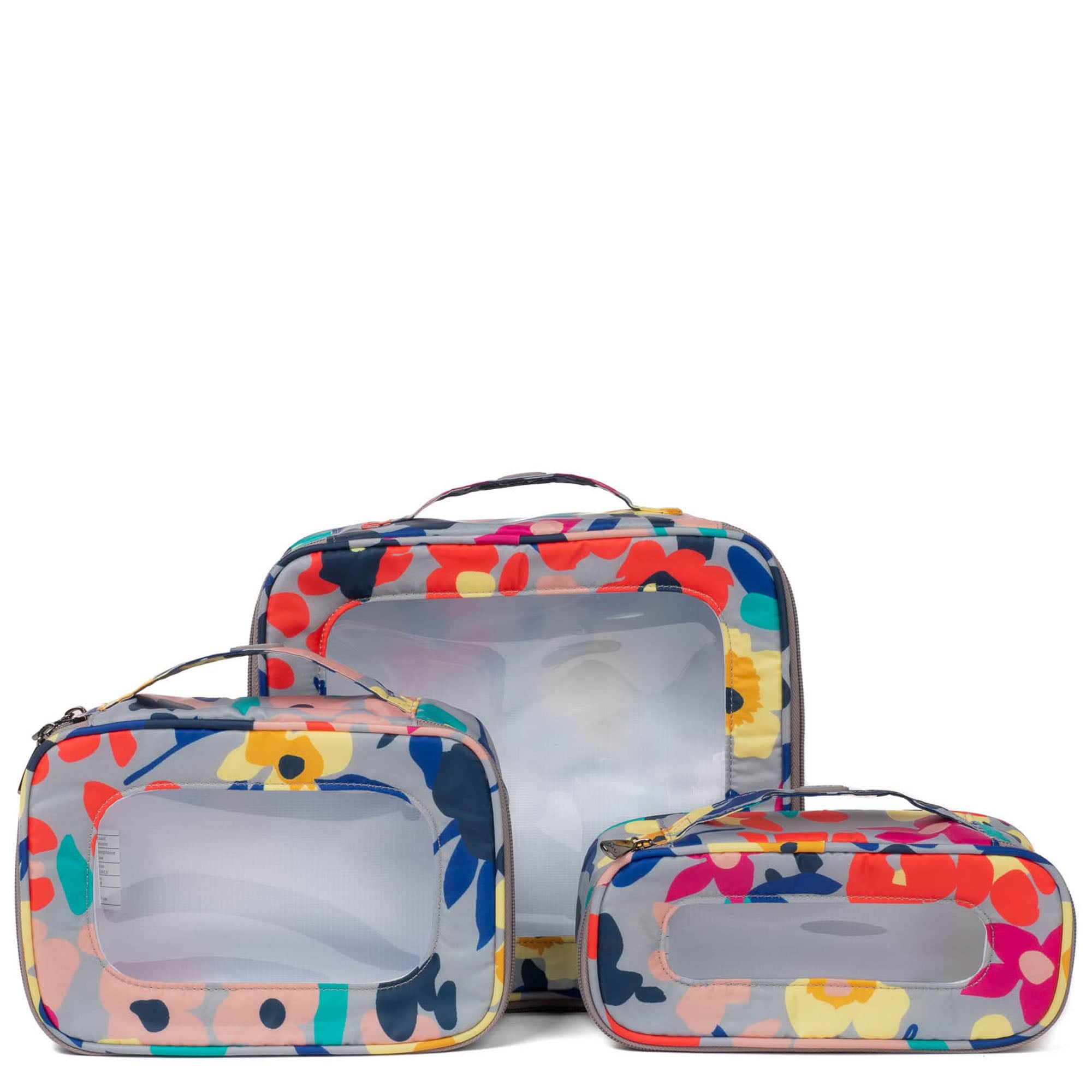 Bento Box 3pc Storage Container Set - WILDFLOWER MULTI - BentoBox3pcs_WildflowerMulti_01