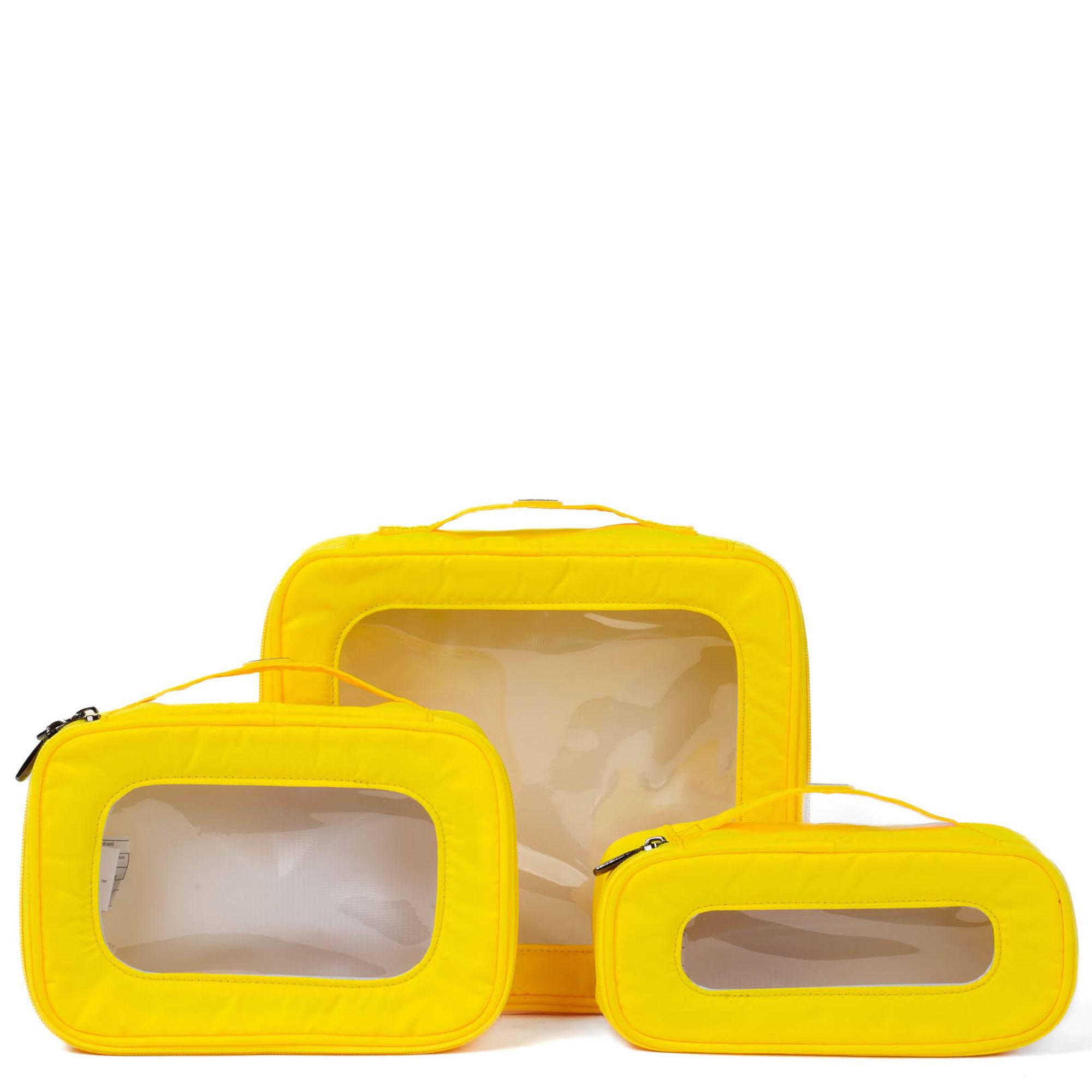 Bento Box 3pc Storage Container Set - YELLOW - BentoBox3pcs_Yellow_01