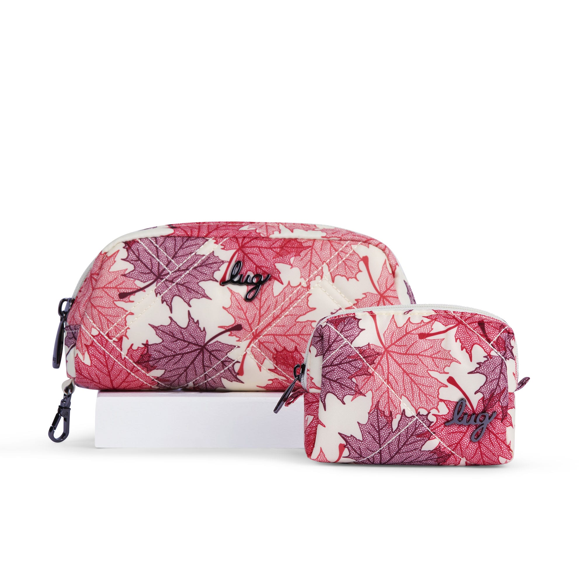 Bobsled XL Eyeglass Case & Choo Choo Mini Pill Box Set - MAPLES CREAM - BobsledXLChooChooMiniDuo_MaplesCream_01