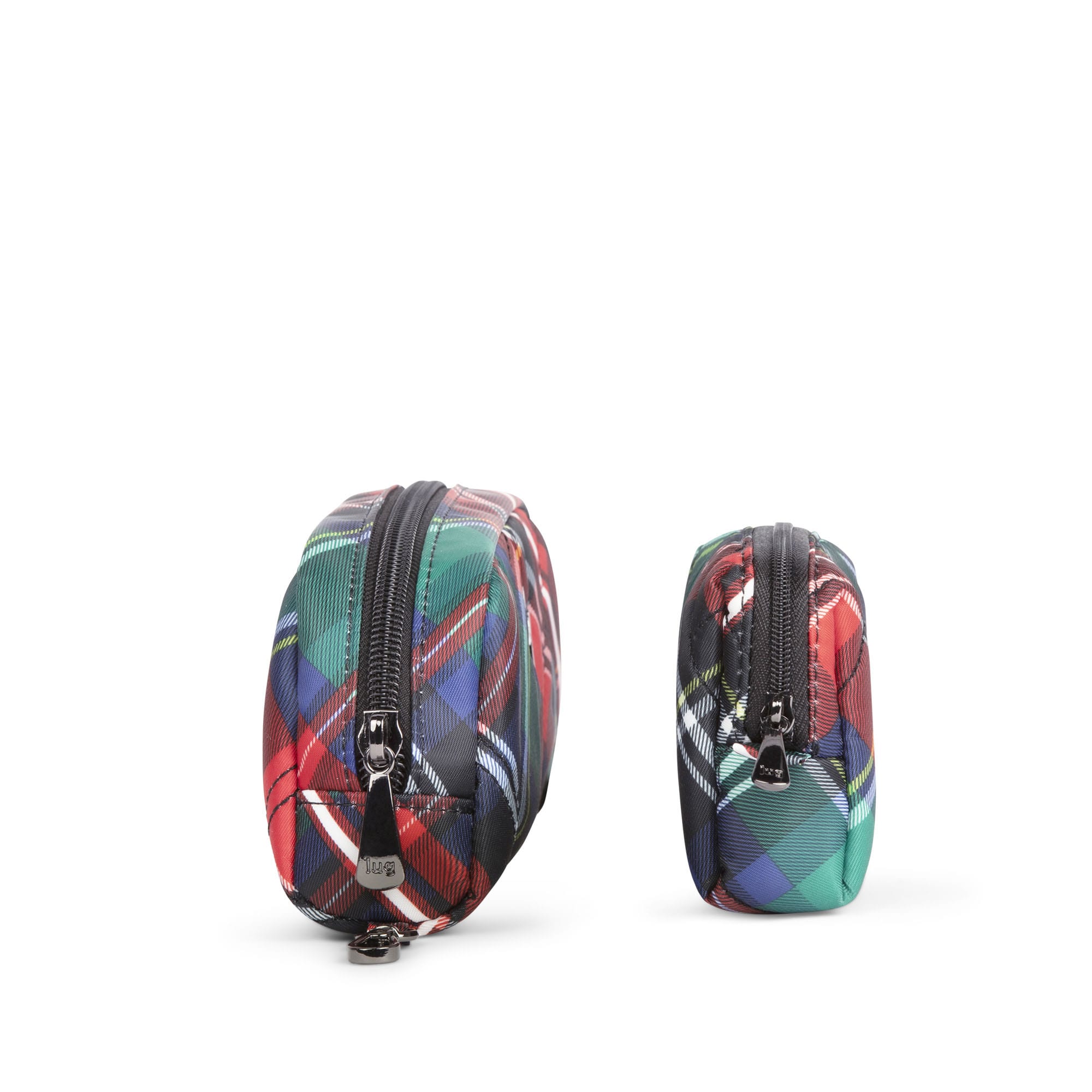 Bobsled XL Eyeglass Case & Choo Choo Mini Pill Box Set - PAWS BLACK - BobsledXLChooChooMiniDuo_TartanPlaid_03