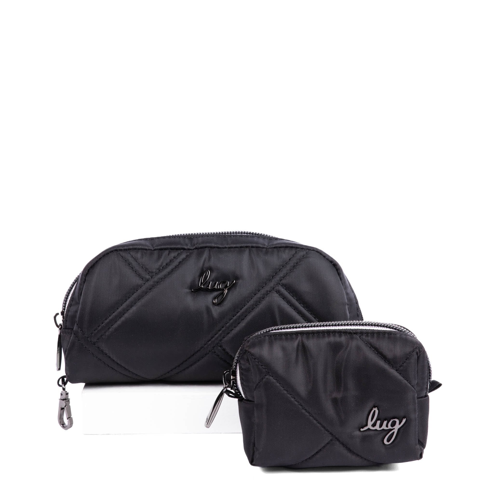 Bobsled XL Eyeglass Case & Choo Choo Mini Pill Box Set - BLACK - BobsledXL_ChooChooMini_Black_01