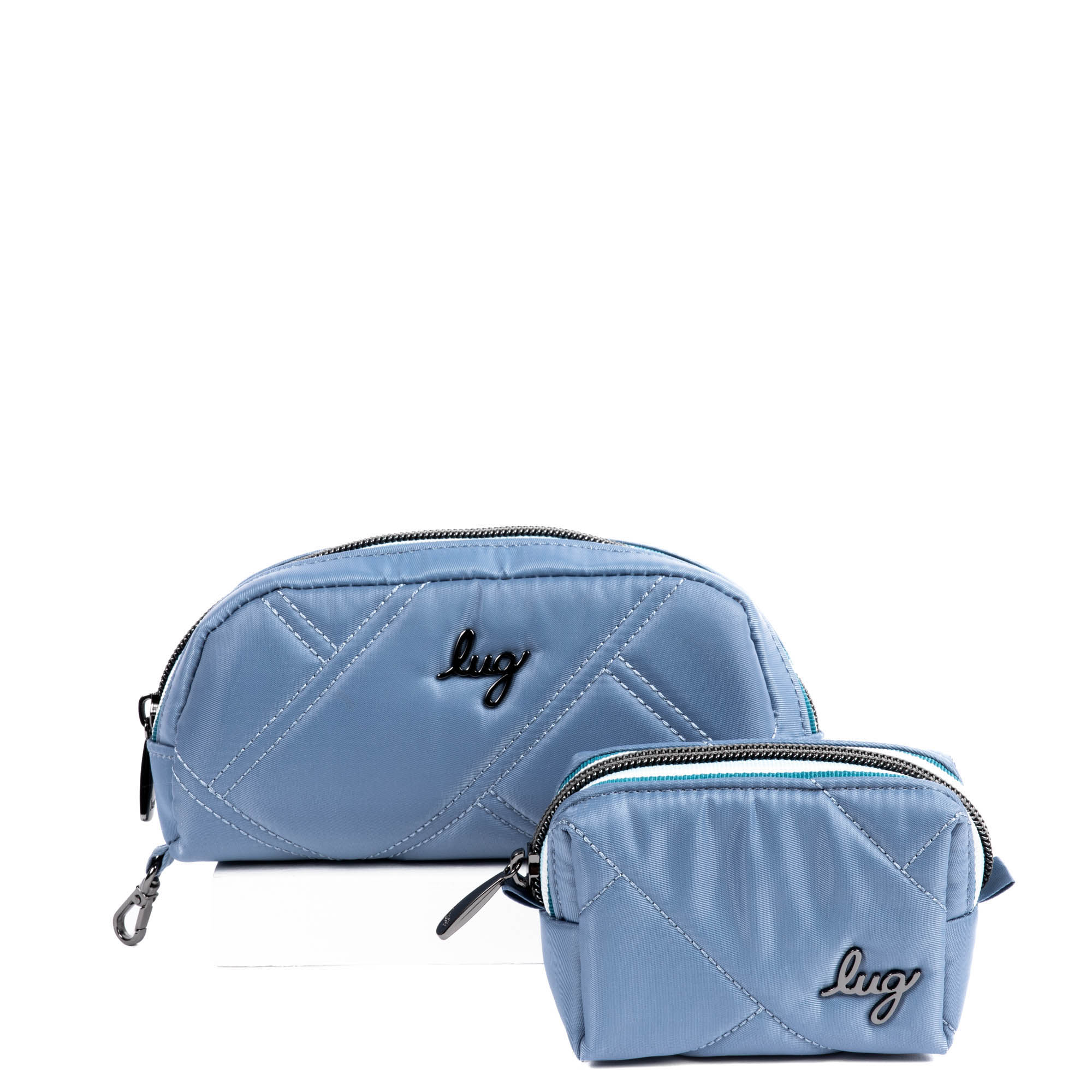 Bobsled XL Eyeglass Case & Choo Choo Mini Pill Box Set - BLUE MOON - BobsledXL_ChooChooMini_BluemoonIcePop_01