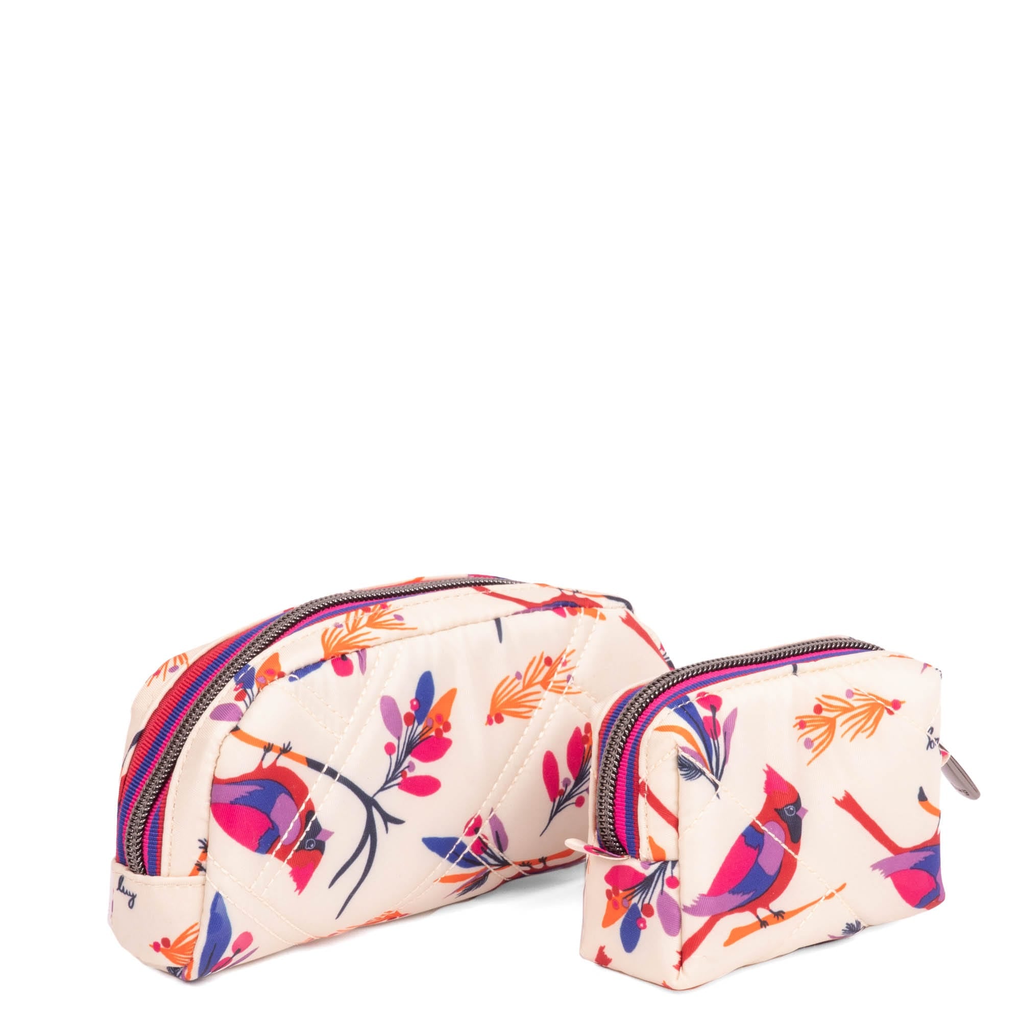 Bobsled XL Eyeglass Case & Choo Choo Mini Pill Box Set - BLUE MOON - BobsledXL_ChooChooMini_CardinalsCream_04