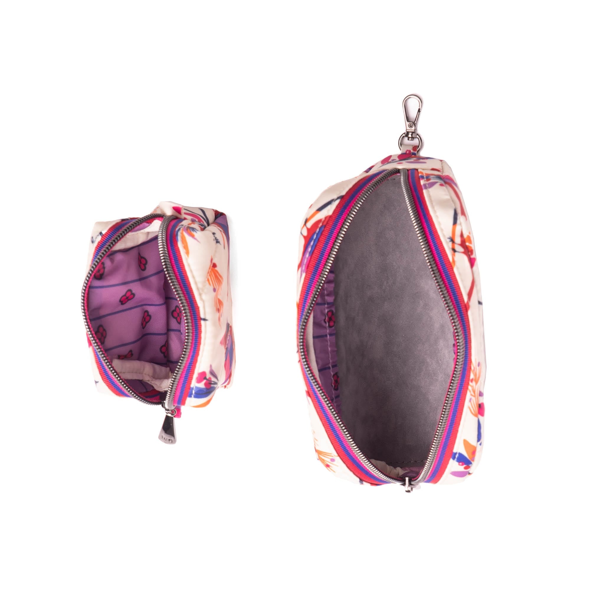 Bobsled XL Eyeglass Case & Choo Choo Mini Pill Box Set - BLUE MOON - BobsledXL_ChooChooMini_CardinalsCream_05