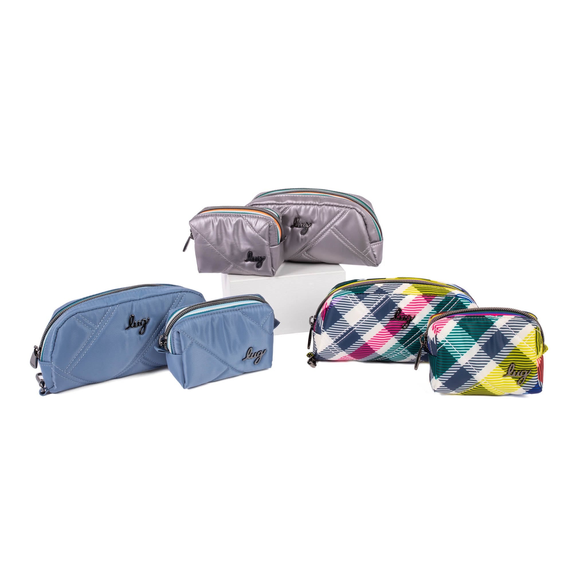 Bobsled XL Eyeglass Case & Choo Choo Mini Pill Box Set - - BobsledXL_ChooChooMini_Group_01