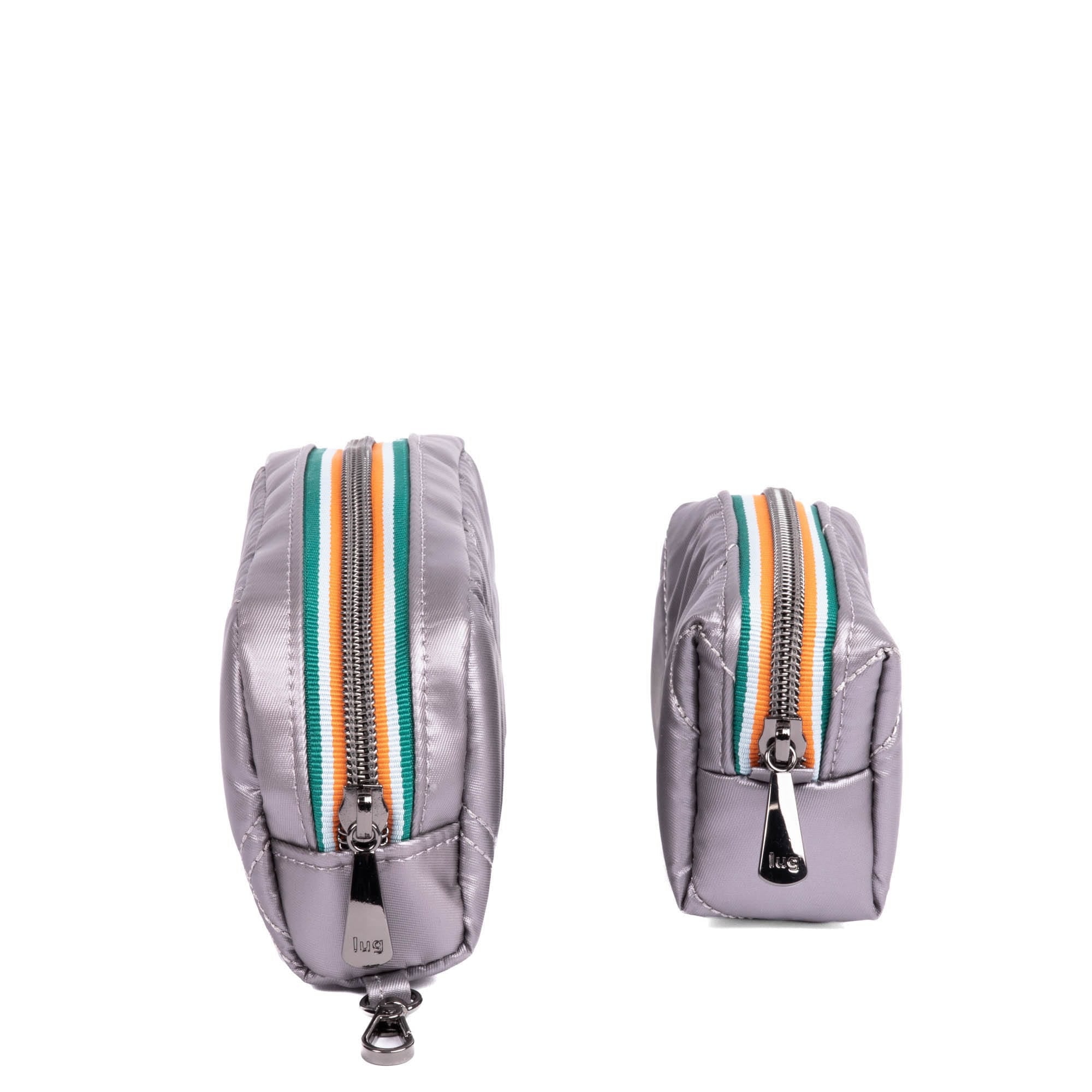 Bobsled XL Eyeglass Case & Choo Choo Mini Pill Box Set - BLUE MOON - BobsledXL_ChooChooMini_MetallicPearl_03