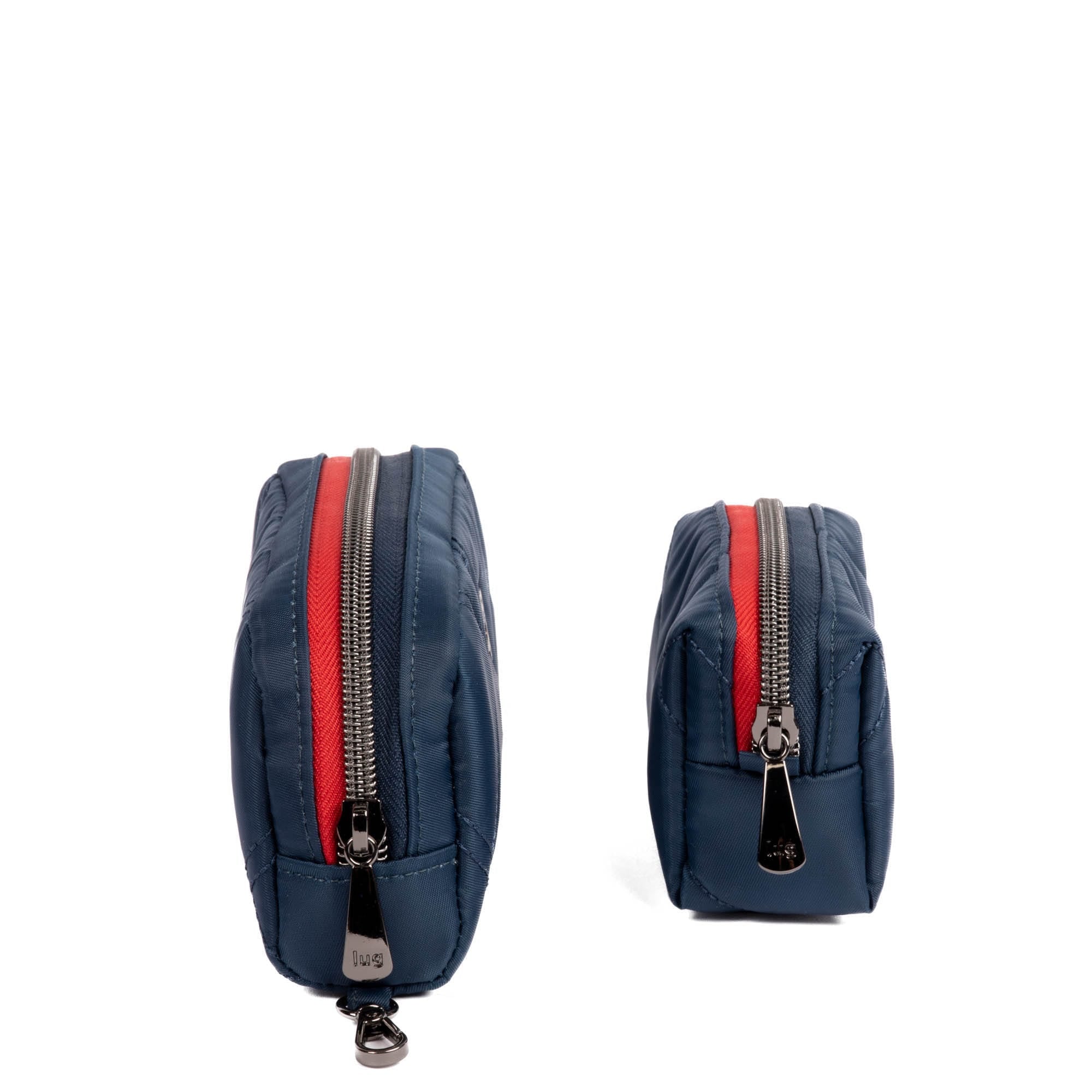 Bobsled XL Eyeglass Case & Choo Choo Mini Pill Box Set - BLUE MOON - BobsledXL_ChooChooMini_Navy_03