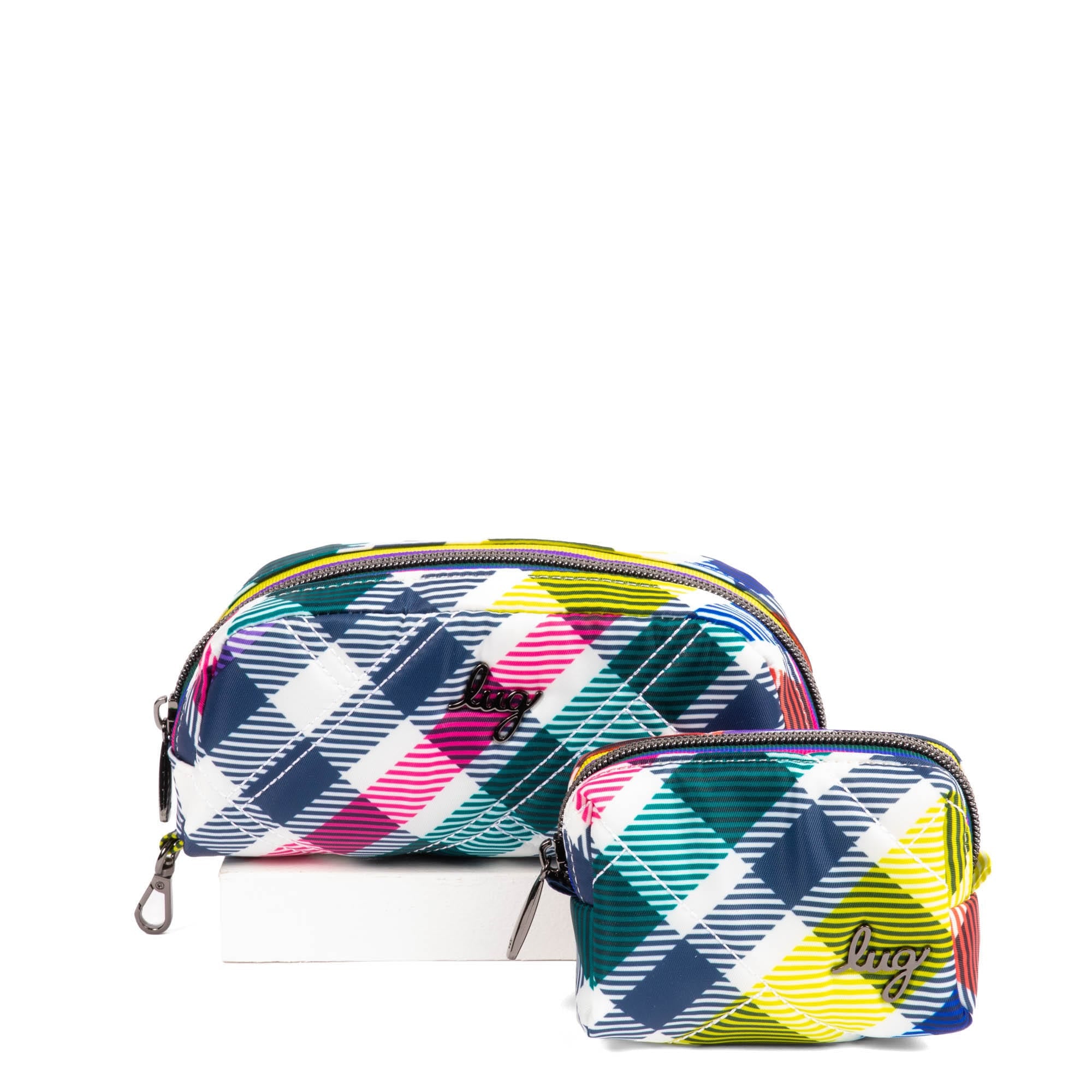 Bobsled XL Eyeglass Case & Choo Choo Mini Pill Box Set - PLAYFUL PLAID - BobsledXL_ChooChooMini_PlayfulPlaid_01_d4e015f9-cd96-45dc-9bd7-dba7aeba9468