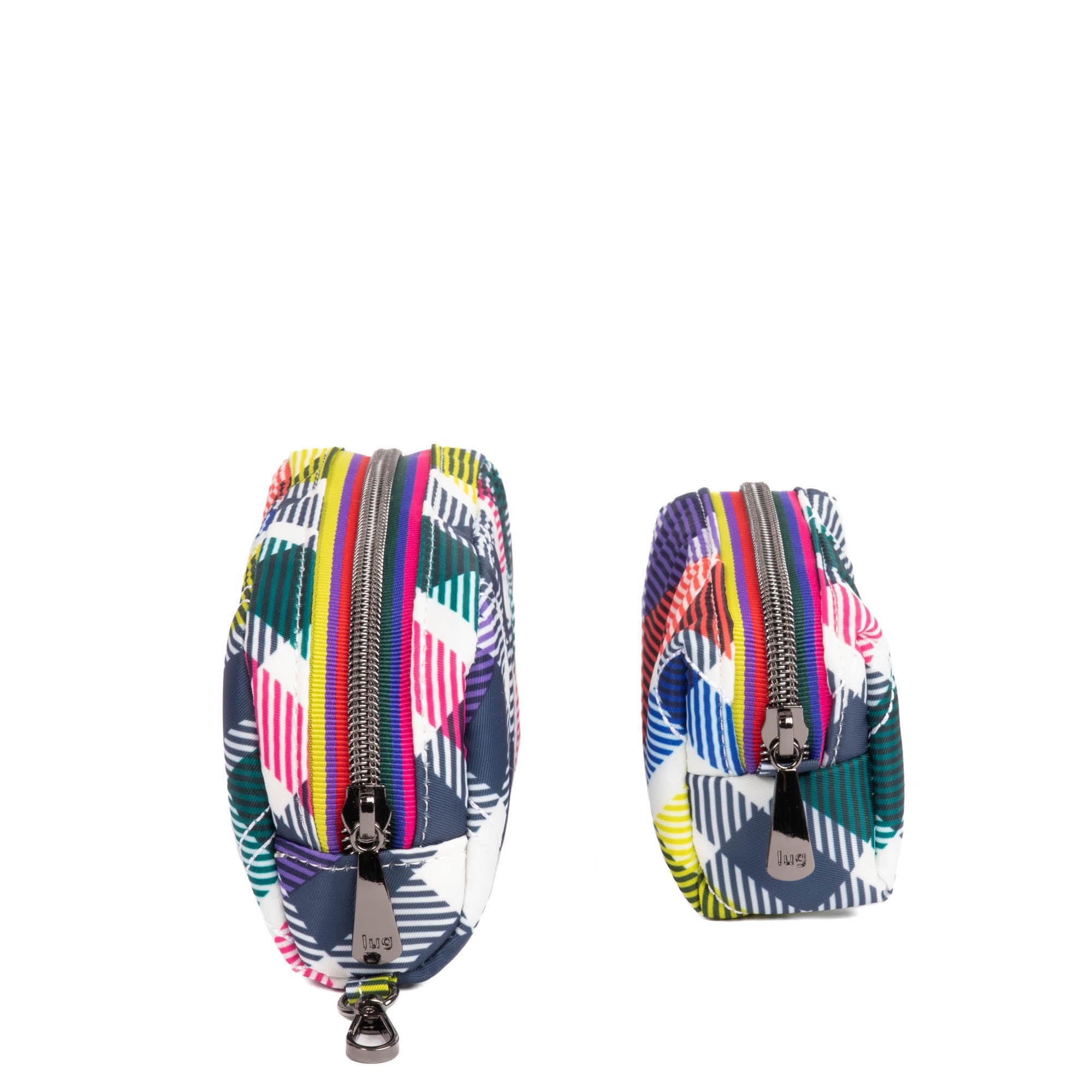 Bobsled XL Eyeglass Case & Choo Choo Mini Pill Box Set - PLAYFUL PLAID - BobsledXL_ChooChooMini_PlayfulPlaid_03