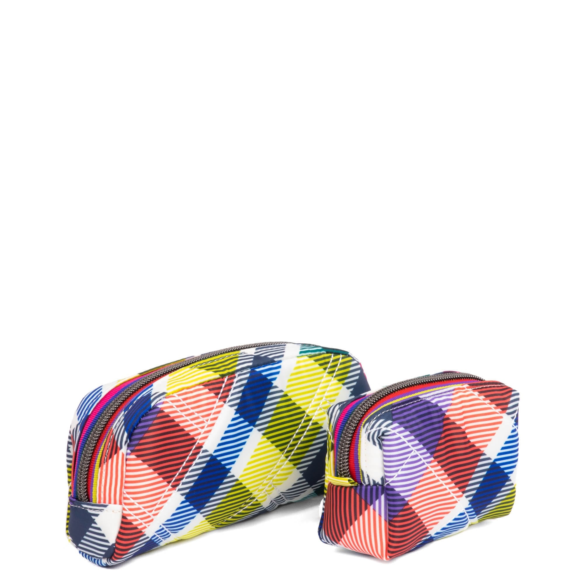 Bobsled XL Eyeglass Case & Choo Choo Mini Pill Box Set - PLAYFUL PLAID - BobsledXL_ChooChooMini_PlayfulPlaid_04