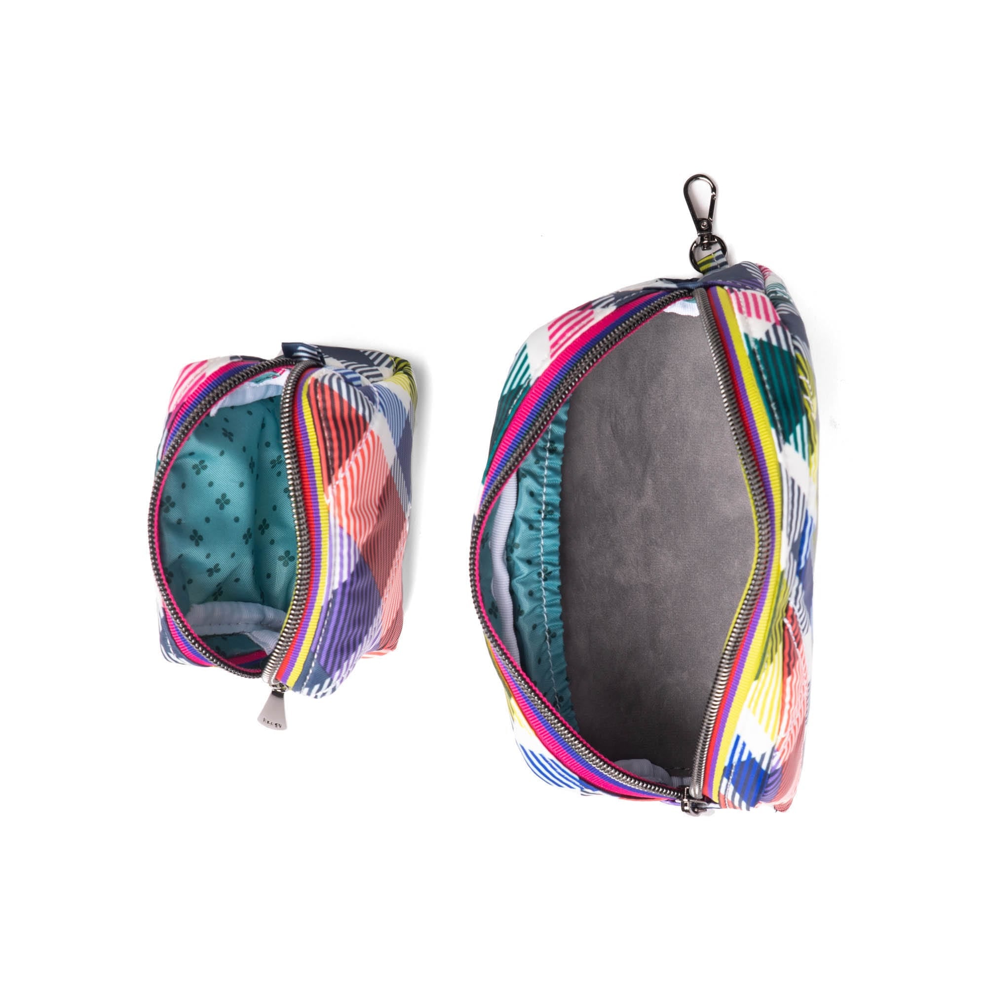 Bobsled XL Eyeglass Case & Choo Choo Mini Pill Box Set - PLAYFUL PLAID - BobsledXL_ChooChooMini_PlayfulPlaid_05