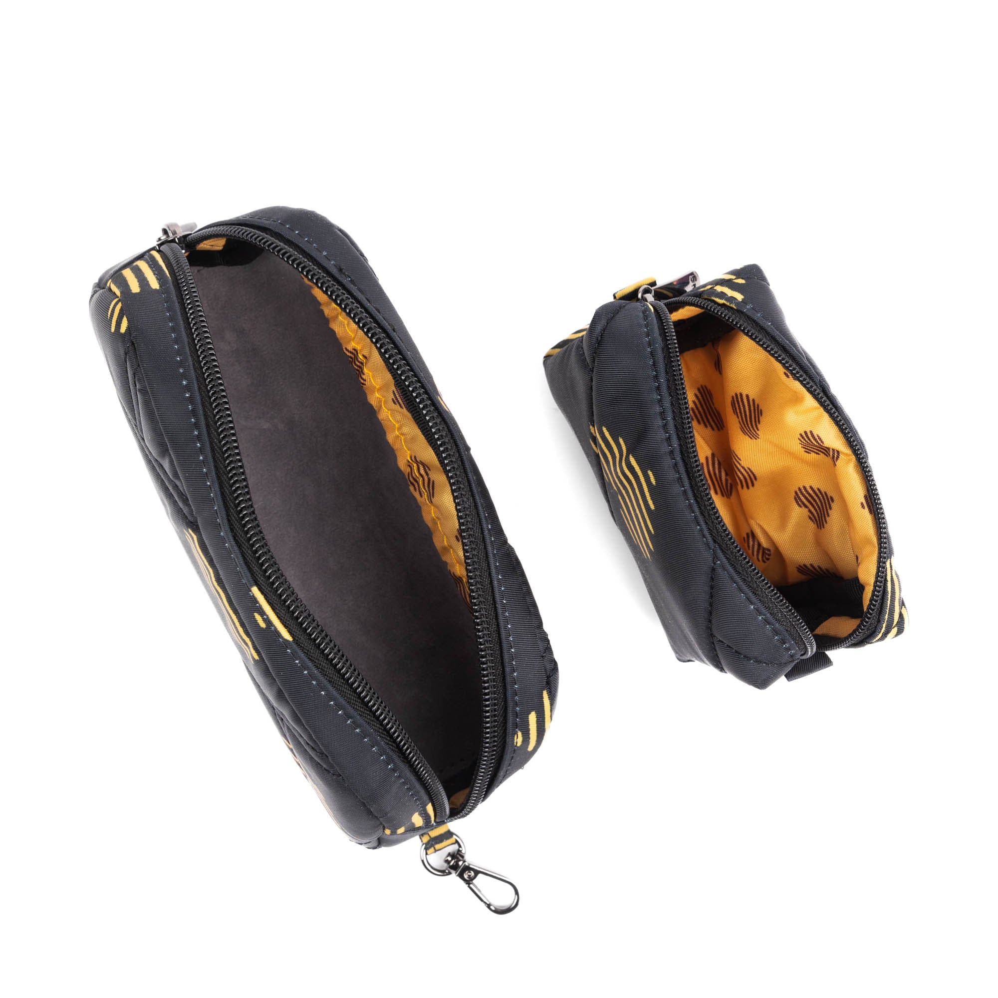 Bobsled XL Eyeglass Case & Choo Choo Mini Pill Box Set - GARDENIA GREEN - BobsledXL_MiniChooChoo_HeartsGold_05