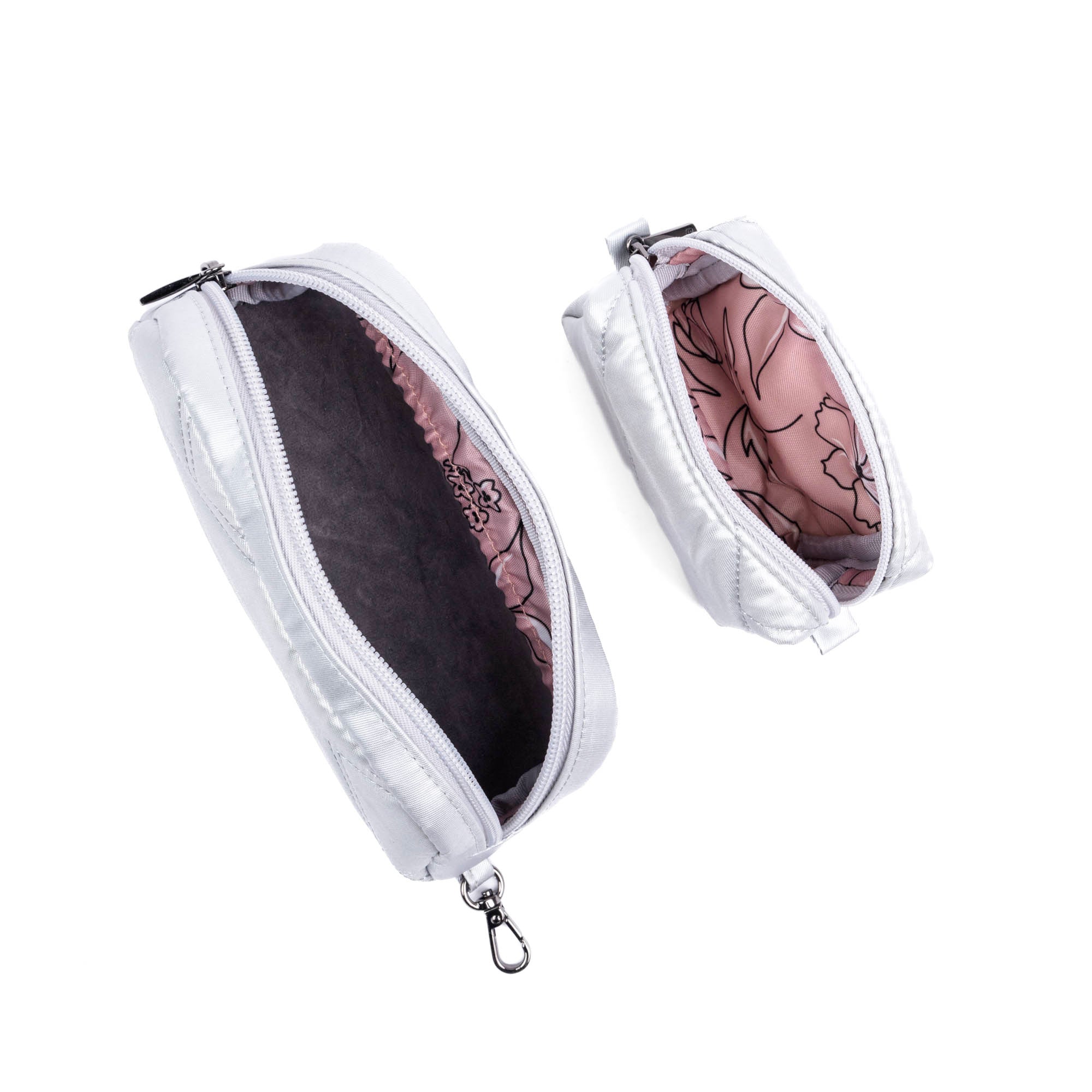 Bobsled XL Eyeglass Case & Choo Choo Mini Pill Box Set - METALLIC SILVER - BobsledXL_MiniChooChoo_MetallicSilver_05_4c1af10c-ee38-437f-bff0-4cb38099944c