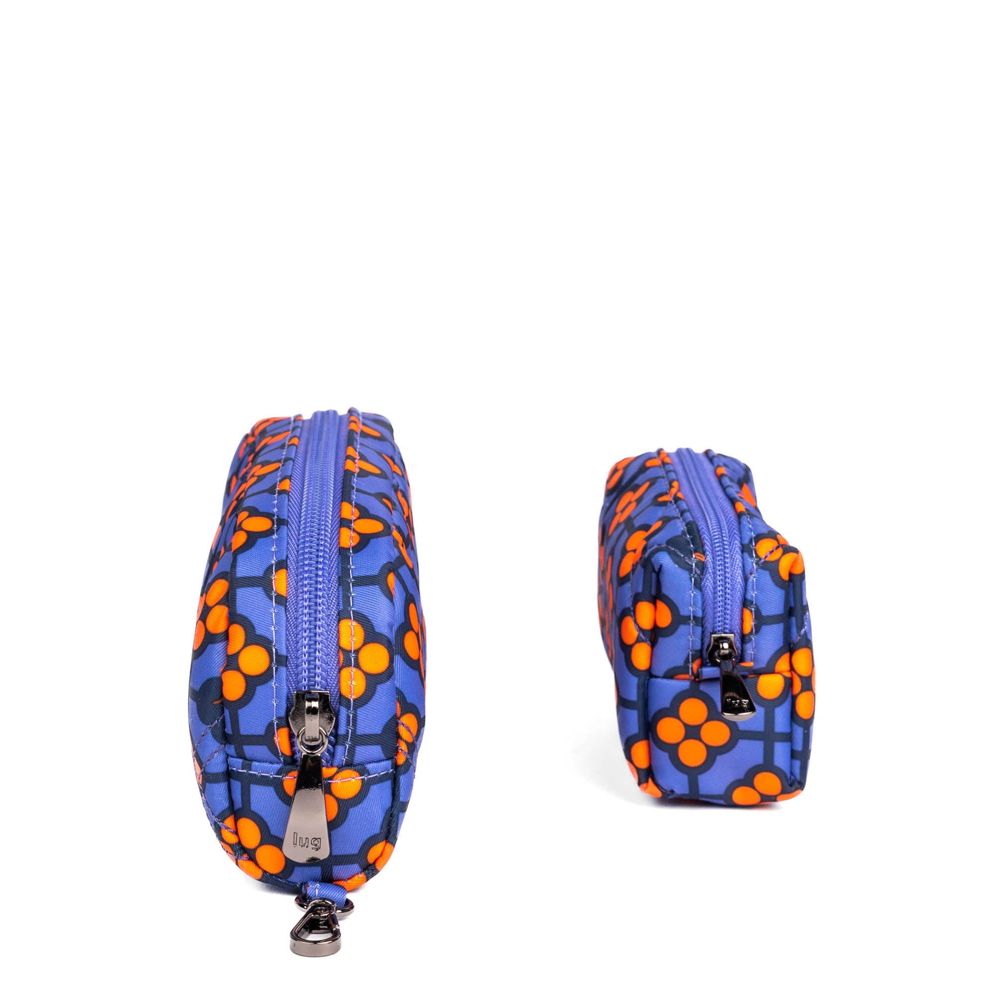 Bobsled XL Eyeglass Case & Choo Choo Mini Pill Box Set - GARDENIA GREEN - BobsledXL_MiniChooChoo_VeryBerryBlue_03