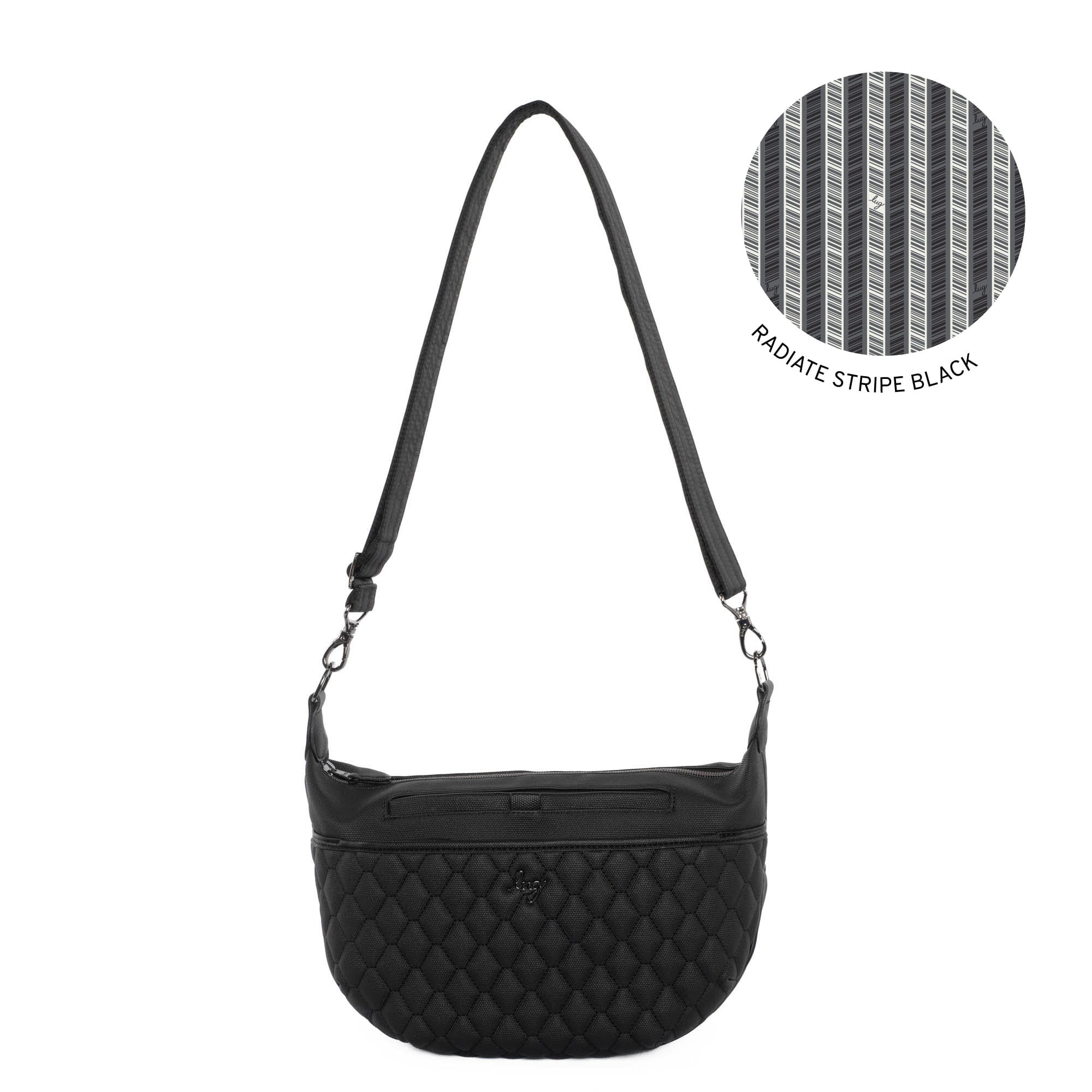 Bolero Matte Luxe VL Crossbody Bag - BLACK - Bolero-ML-Black