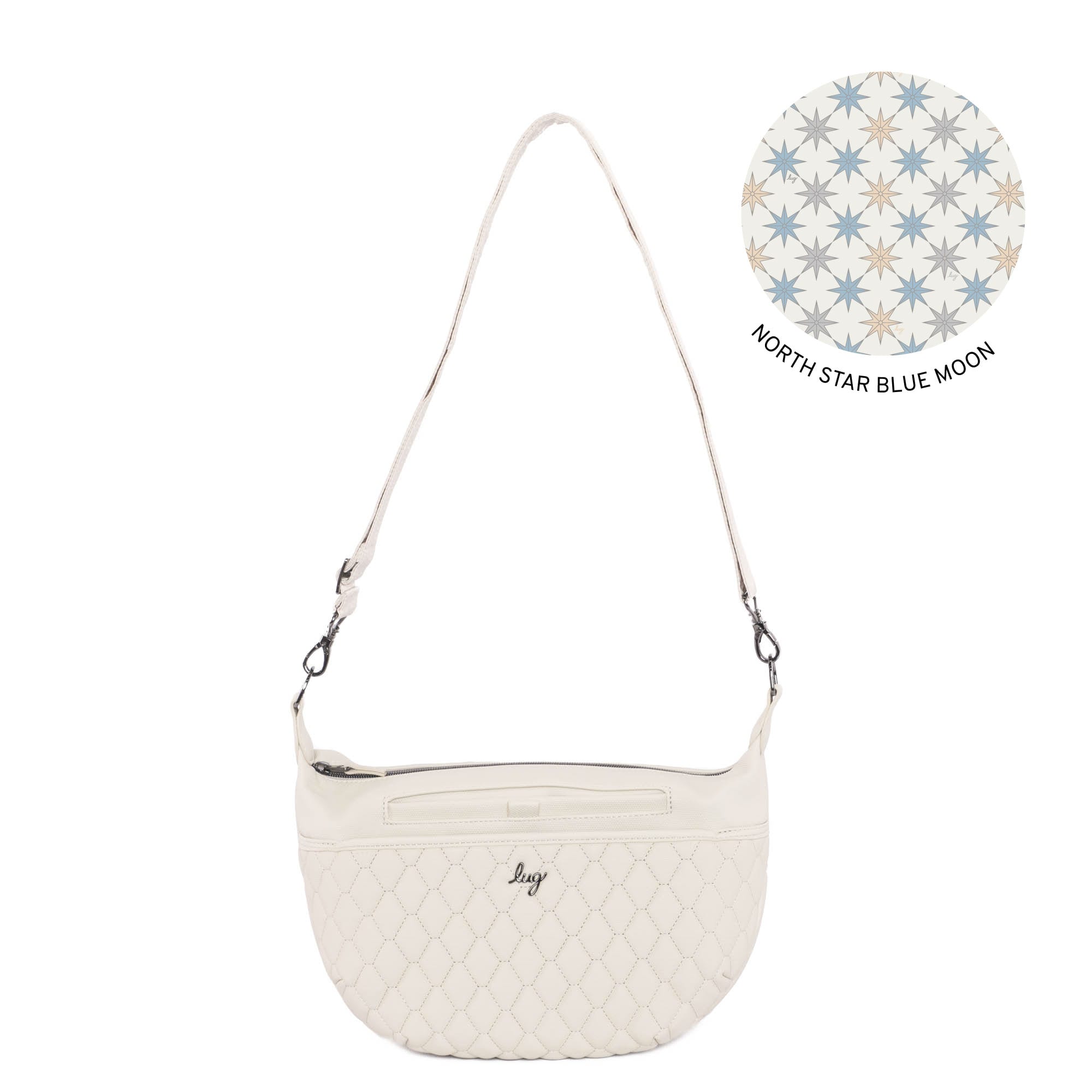 Bolero Matte Luxe VL Crossbody Bag - PEBBLE - Bolero-ML-Pebble