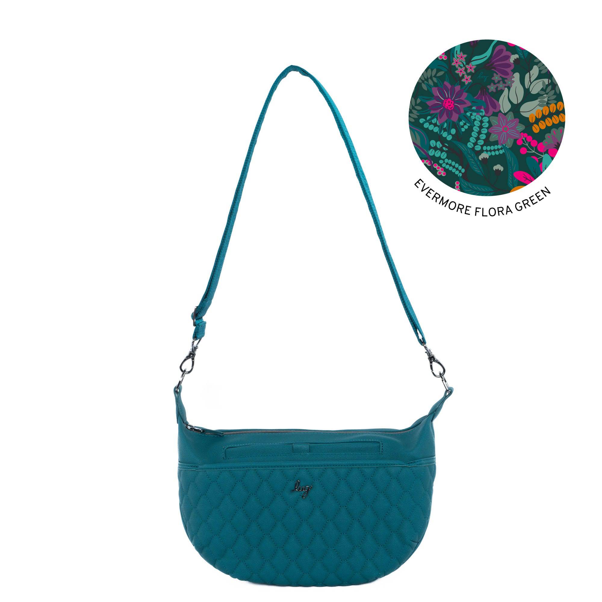 Bolero Matte Luxe VL Crossbody Bag - TEAL - Bolero-ML-Teal