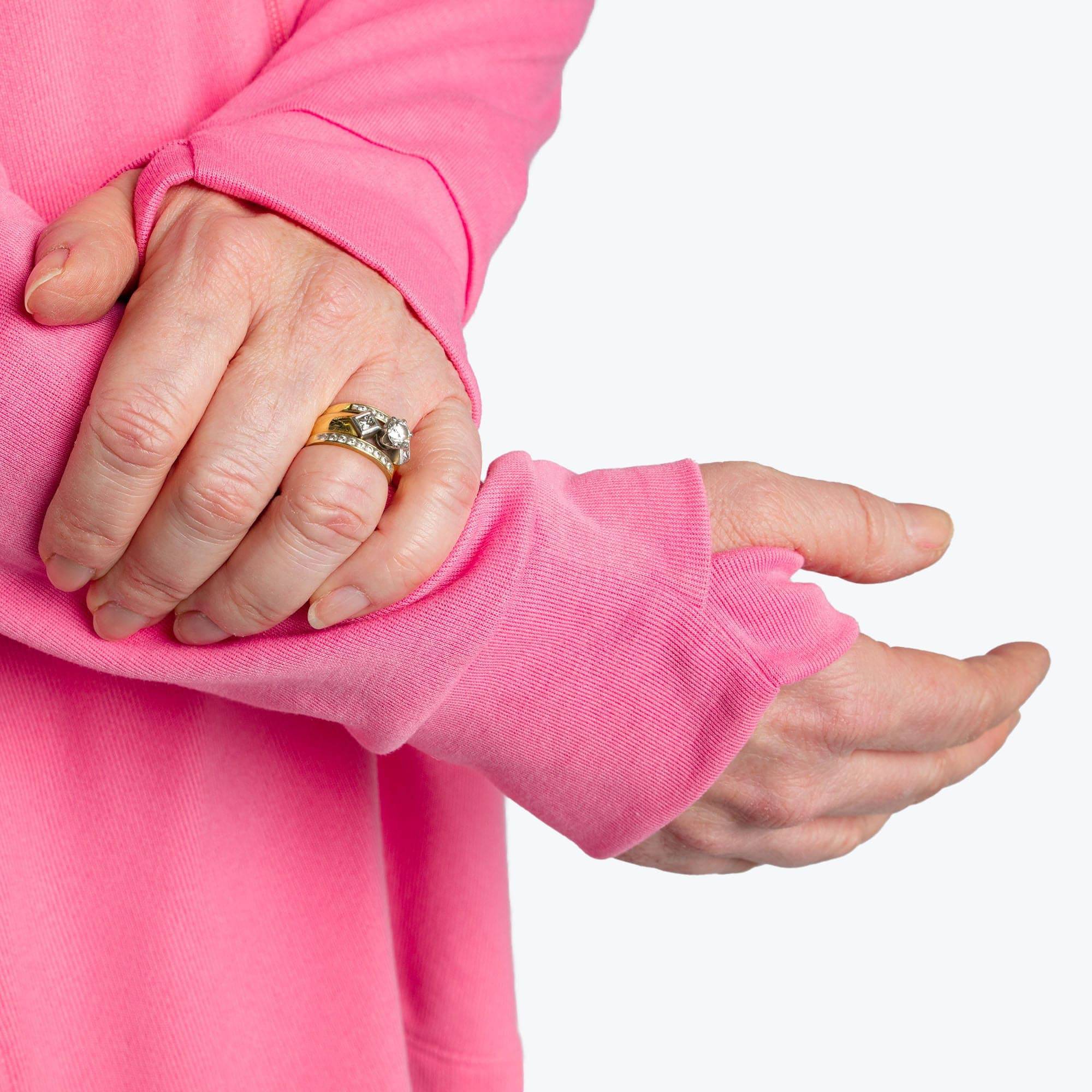 Bolero Brushed Sweater Knit Zip-Up - PINK TOURMALINE - BoleroZipUpSweater_PinkTourmaline_05