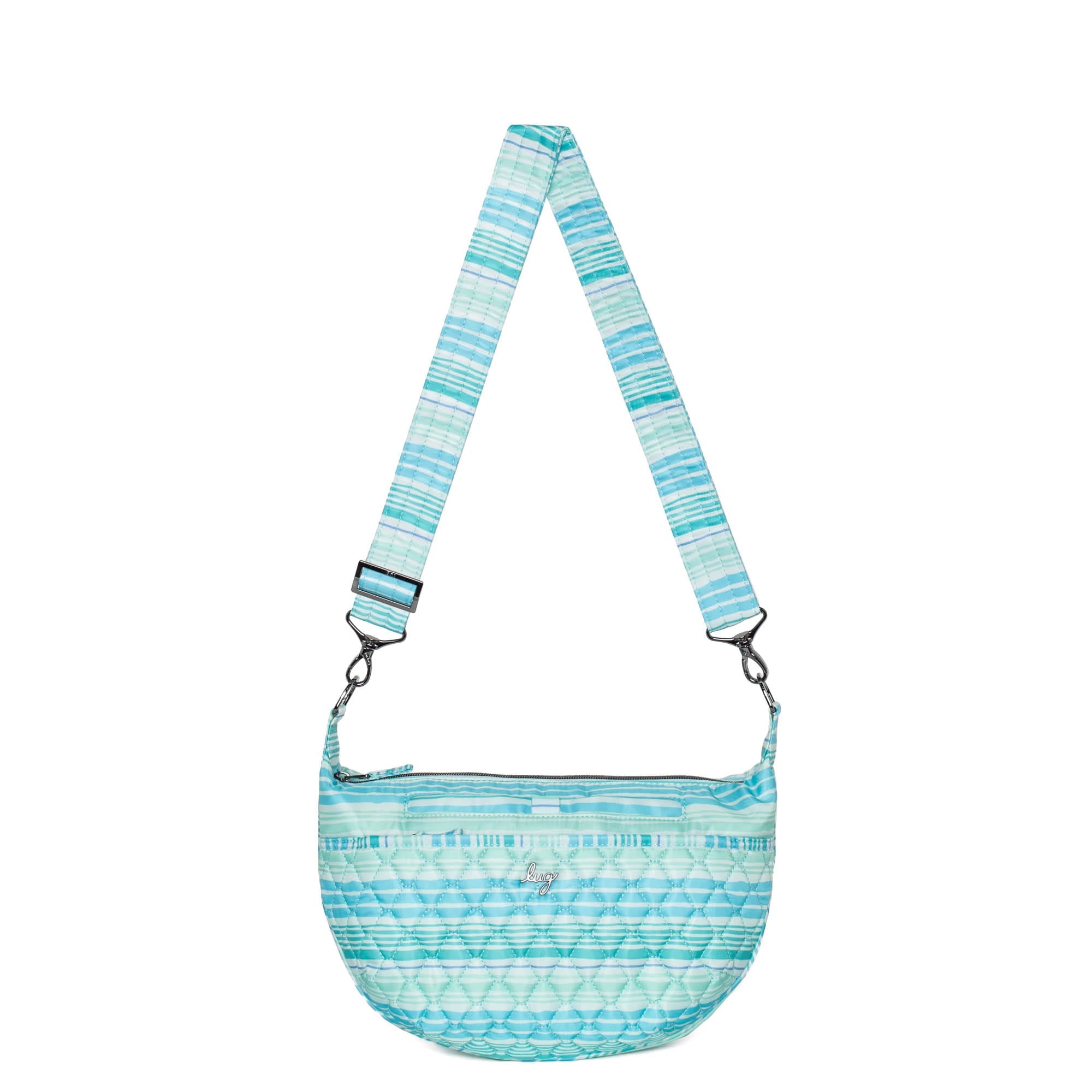 Bolero Crossbody Bag - LOVE WAVES AQUA - Bolero_LoveWavesAqua_01