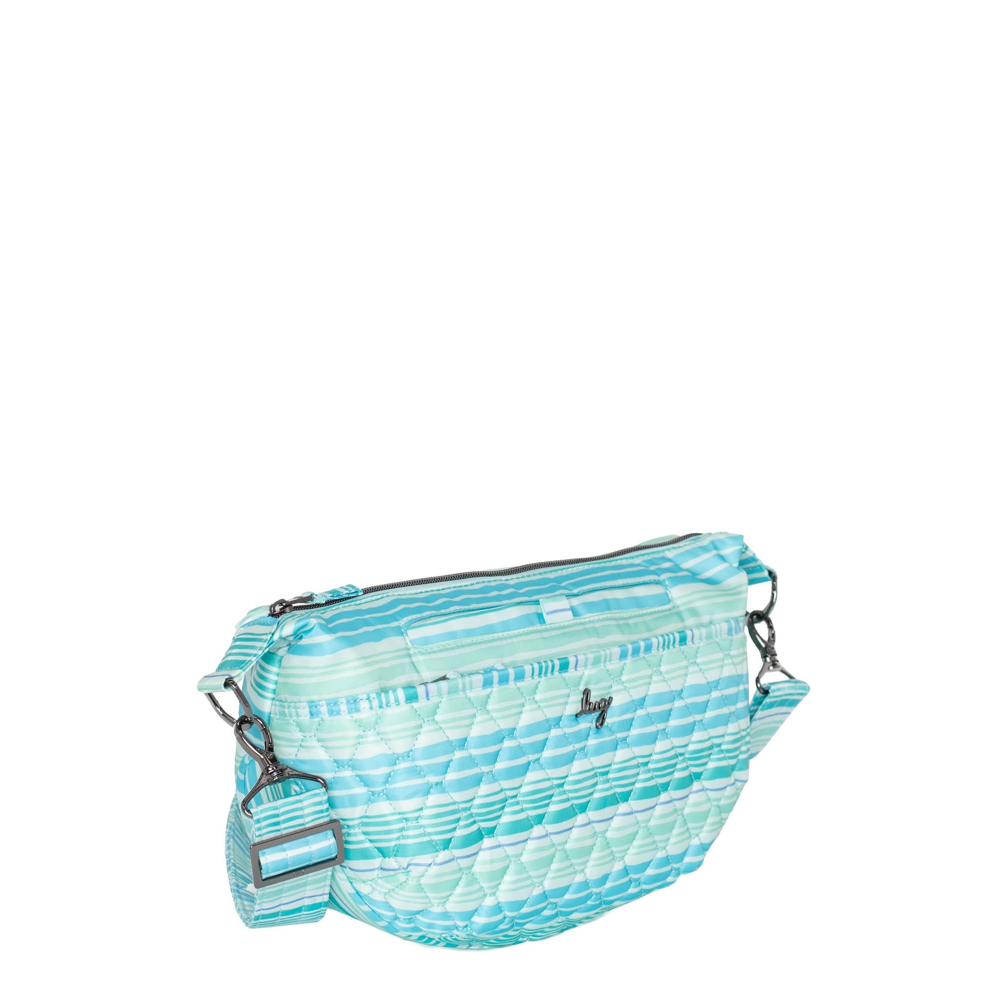 Bolero Crossbody Bag - LOVE WAVES AQUA - Bolero_LoveWavesAqua_02