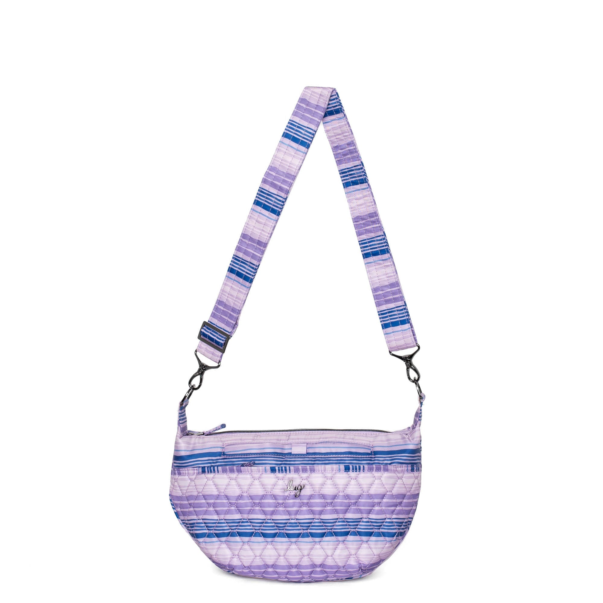 Bolero Crossbody Bag - LOVE WAVES PURPLE - Bolero_LoveWavesPurple_01