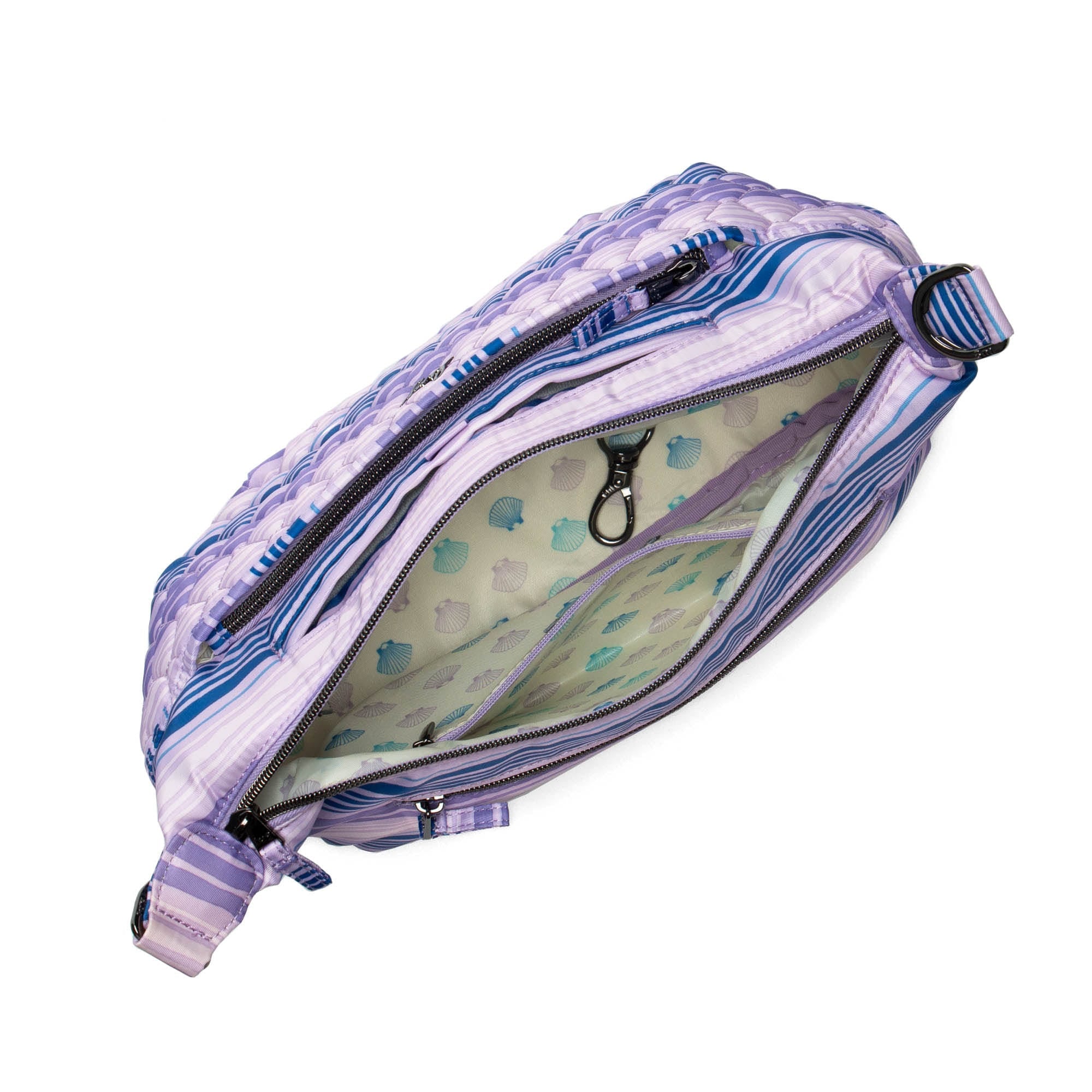 Bolero Crossbody Bag - LOVE WAVES PURPLE - Bolero_LoveWavesPurple_05