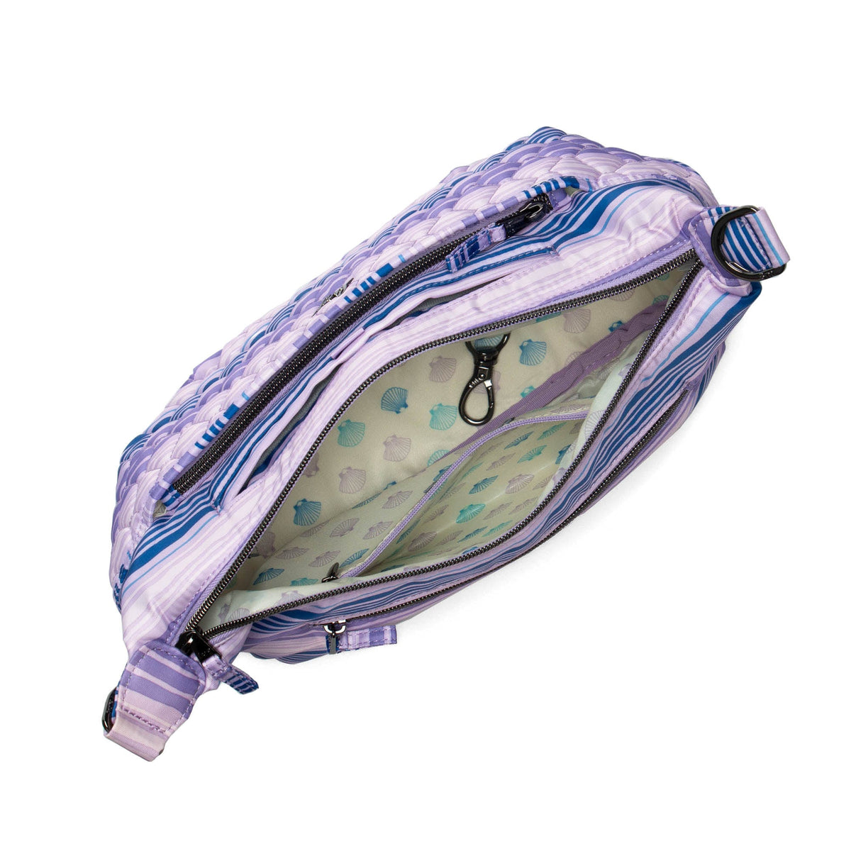 Bolero Crossbody Bag - LOVE WAVES PURPLE - Bolero_LoveWavesPurple_05