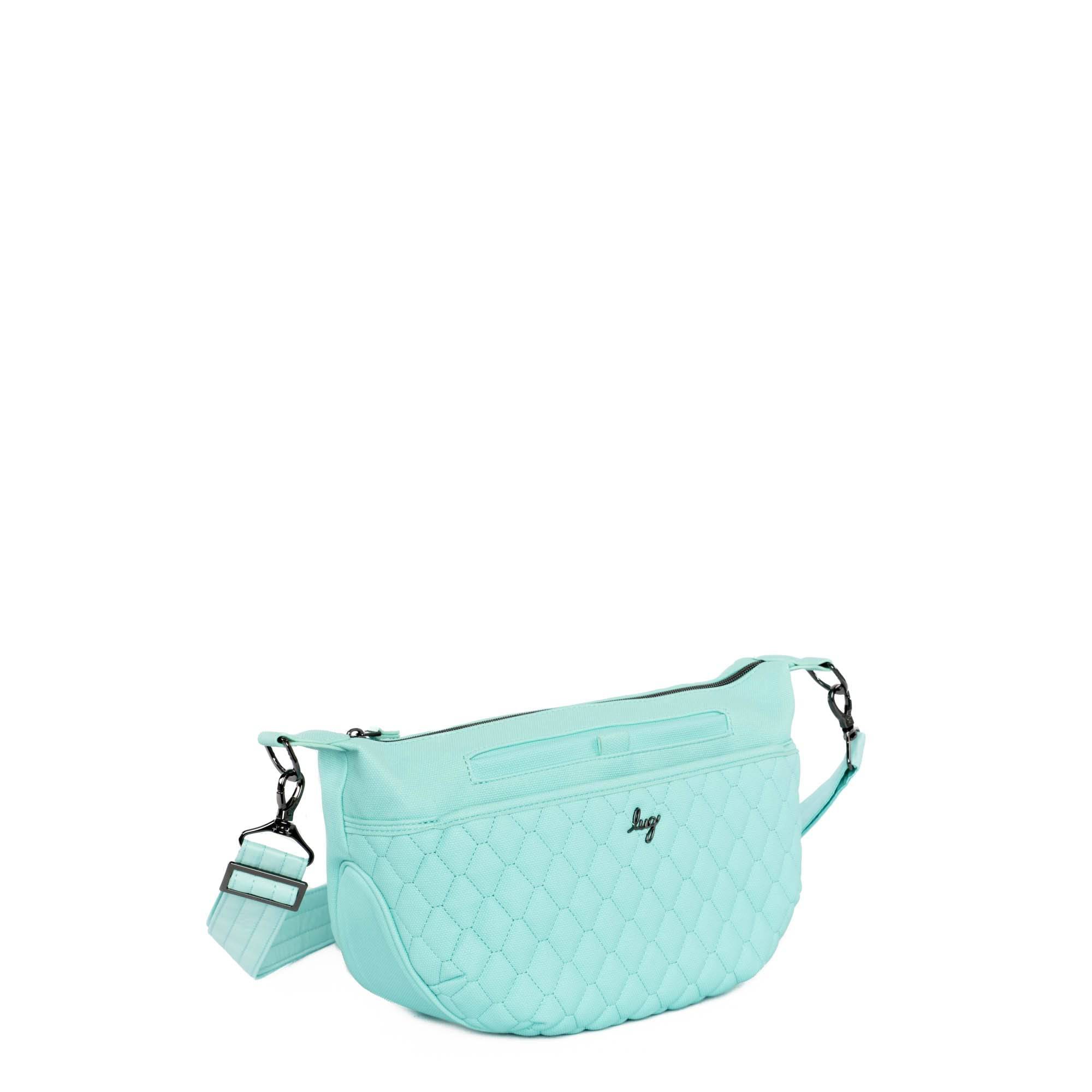 Bolero Matte Luxe VL Crossbody Bag - AQUAMARINE - Bolero_MatteLuxe_Aquamarine_02